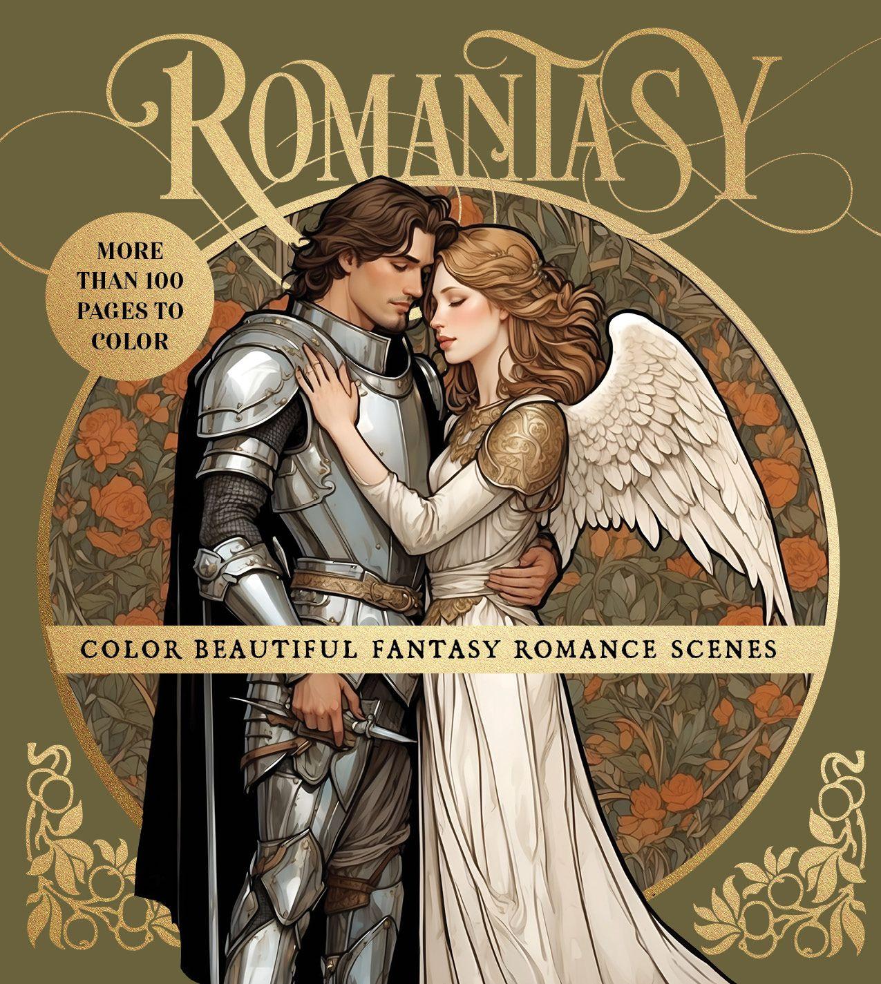Vorderes Coverbild Romantasy Coloring Book