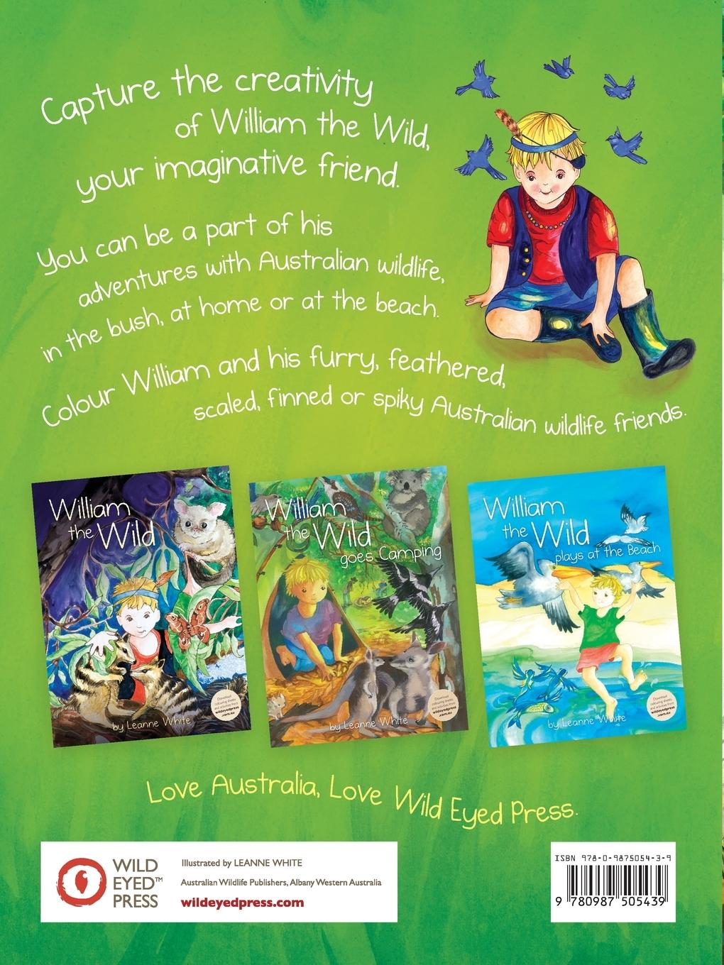 Rückseitencover William the Wild Colouring Book