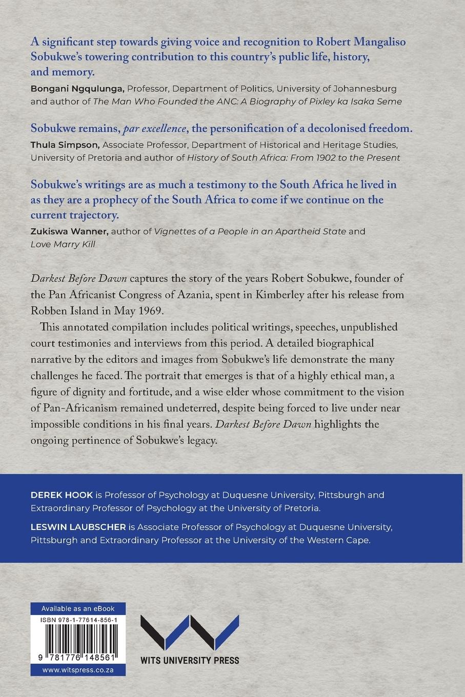 Rückseitencover Darkest Before Dawn