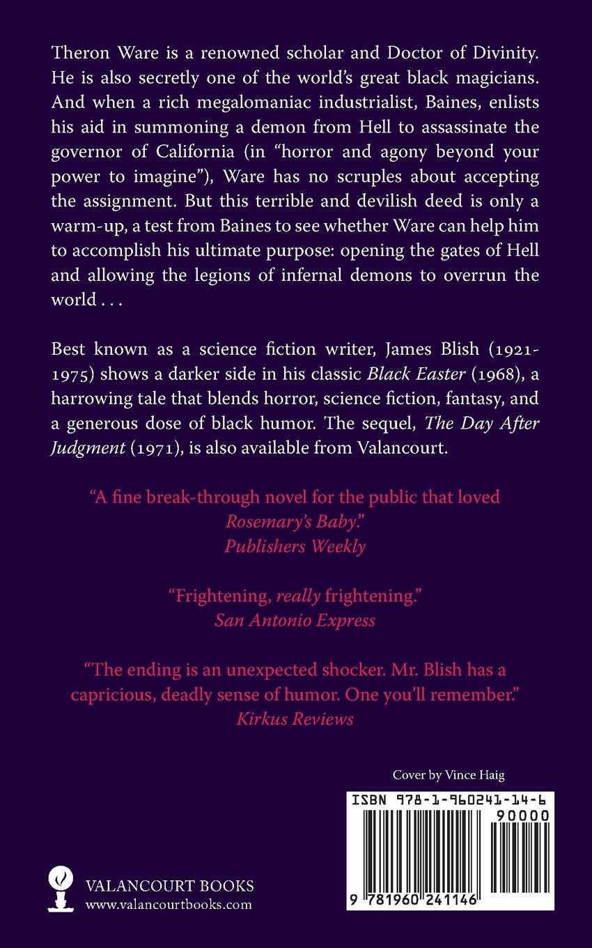 Rückseitencover Black Easter