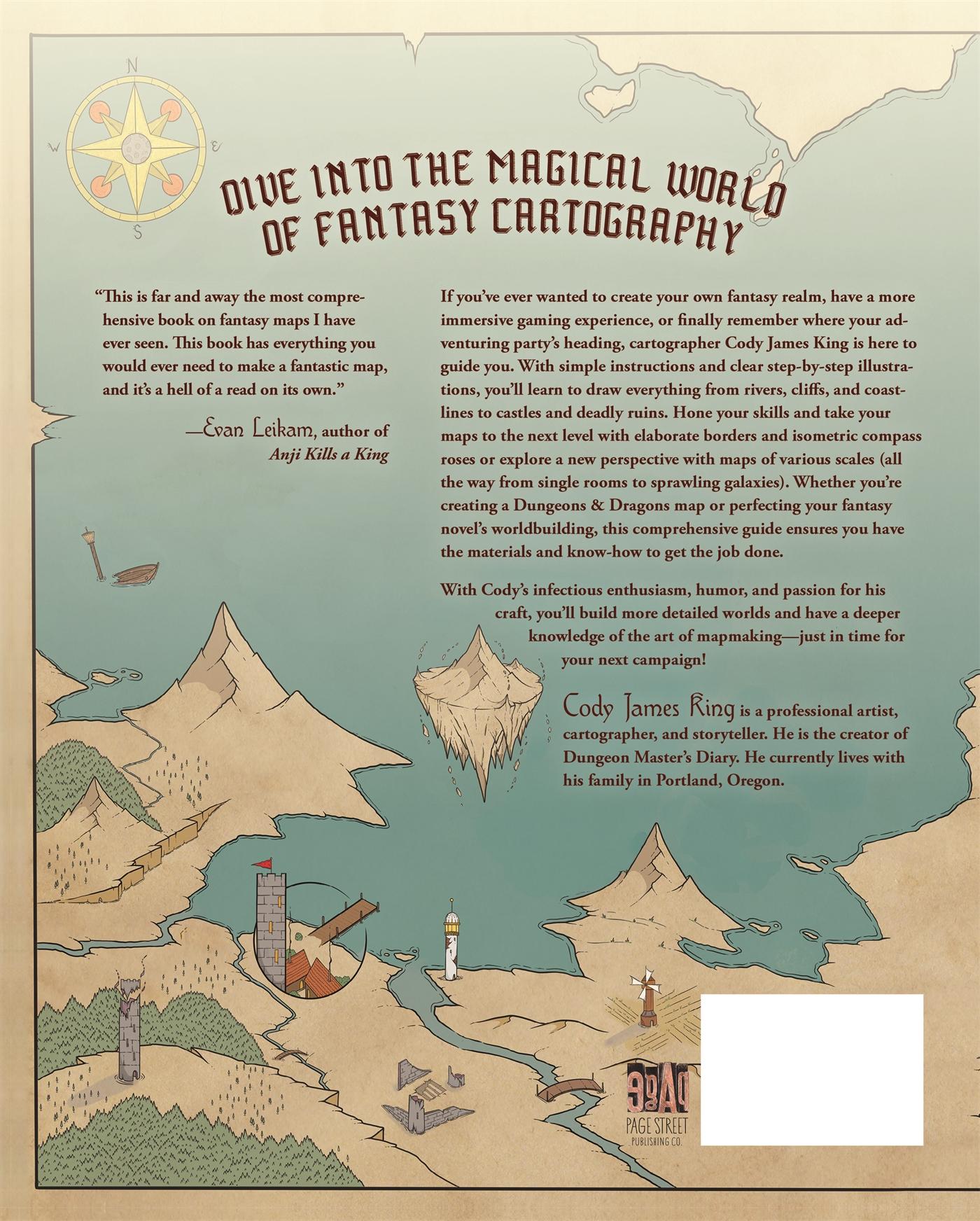 Rückseitencover The Game Master's Guide to Fantasy Mapmaking