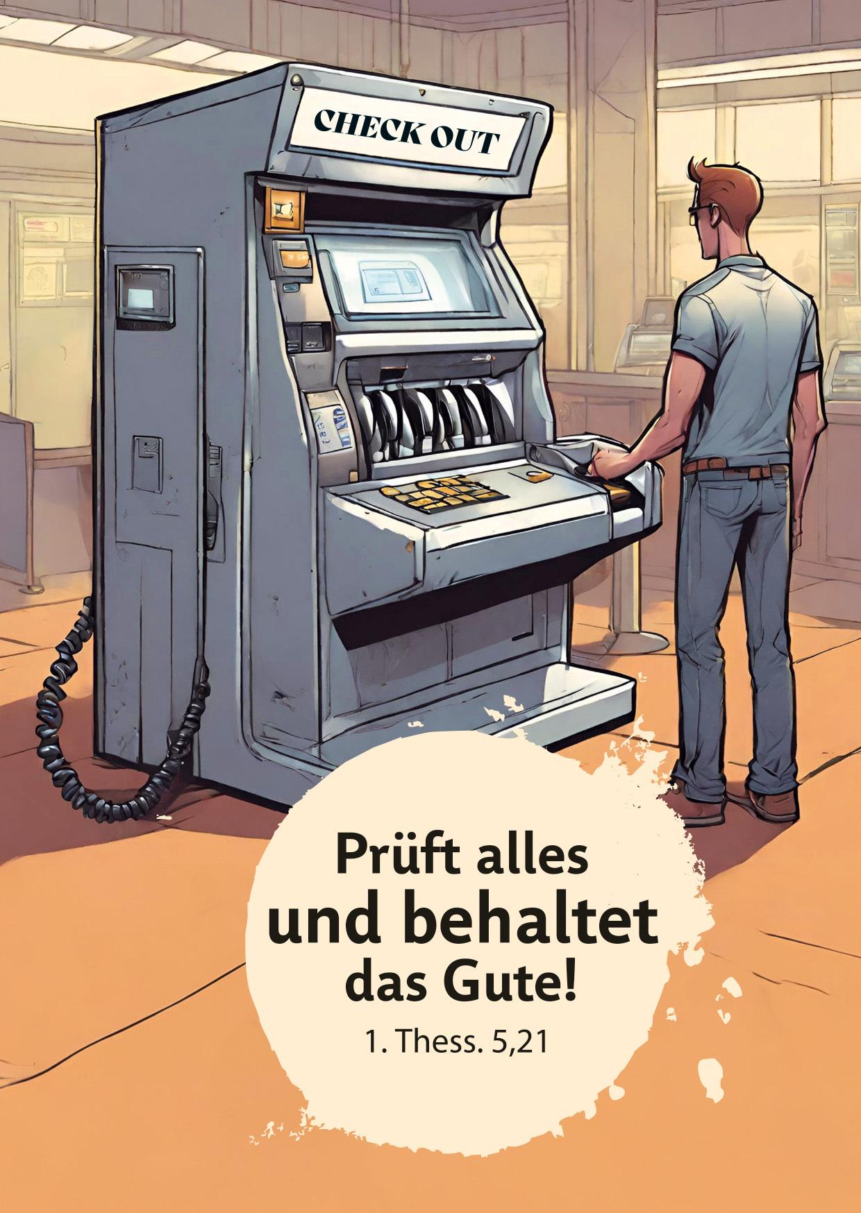 Vorderes Coverbild Jahreslosung 2025 - Stundenentwurf und Postkarten (10 Ex.) für Teens und junge E