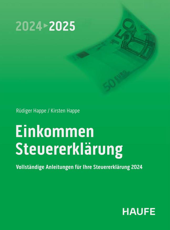 Vorderes Coverbild Einkommensteuererklärung 2024/2025