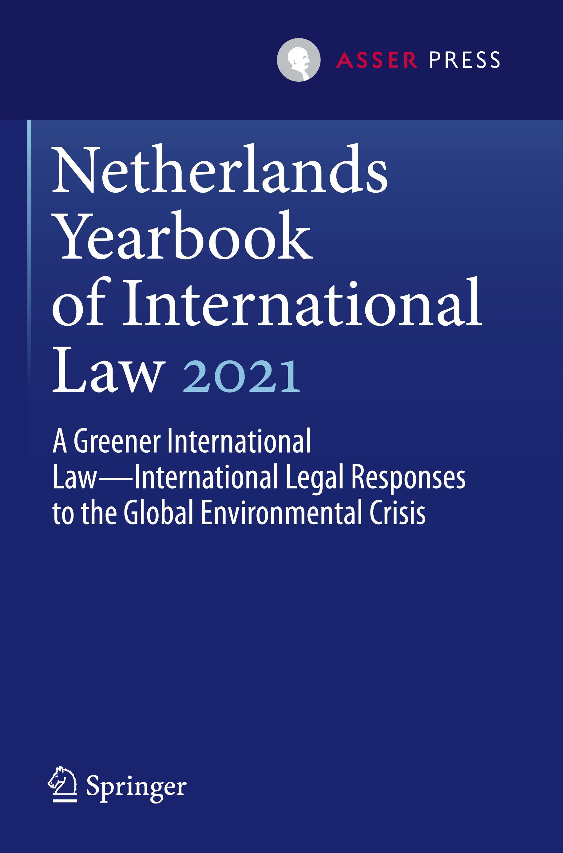 Vorderes Coverbild Netherlands Yearbook of International Law 2021