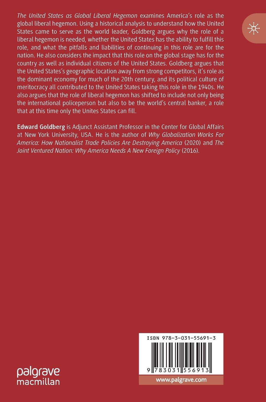 Rückseitencover The United States as Global Liberal Hegemon