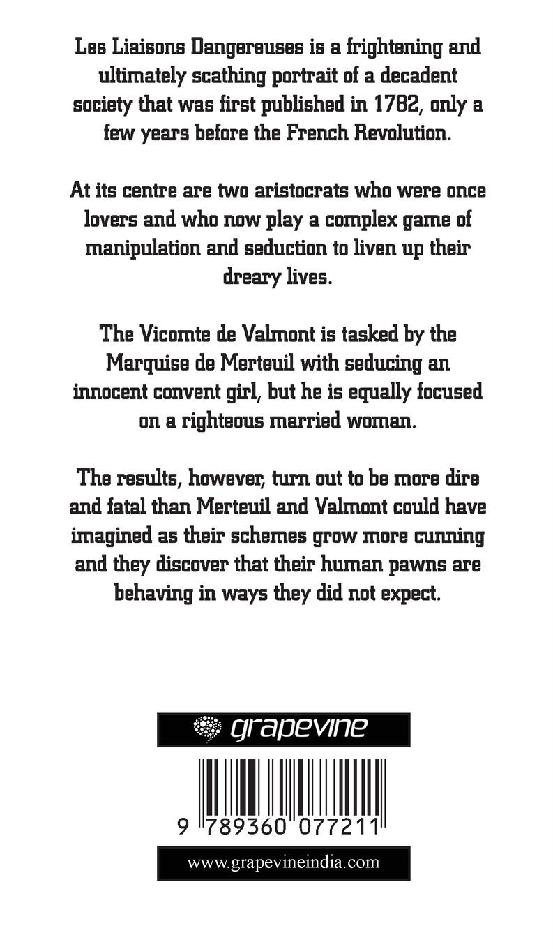 Rückseitencover Dangerous Liaisons