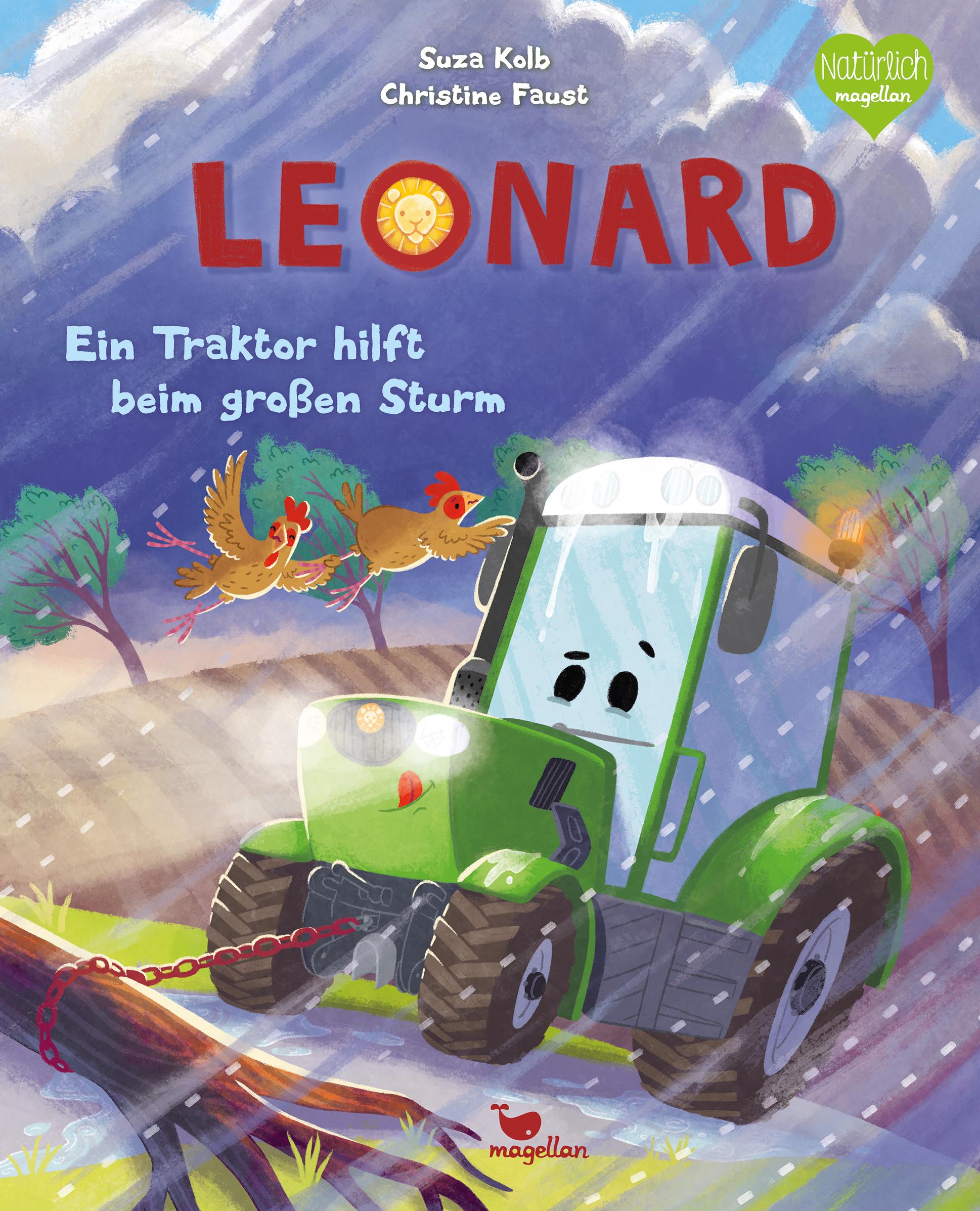 Vorderes Coverbild Leonard - Ein Traktor hilft beim großen Sturm