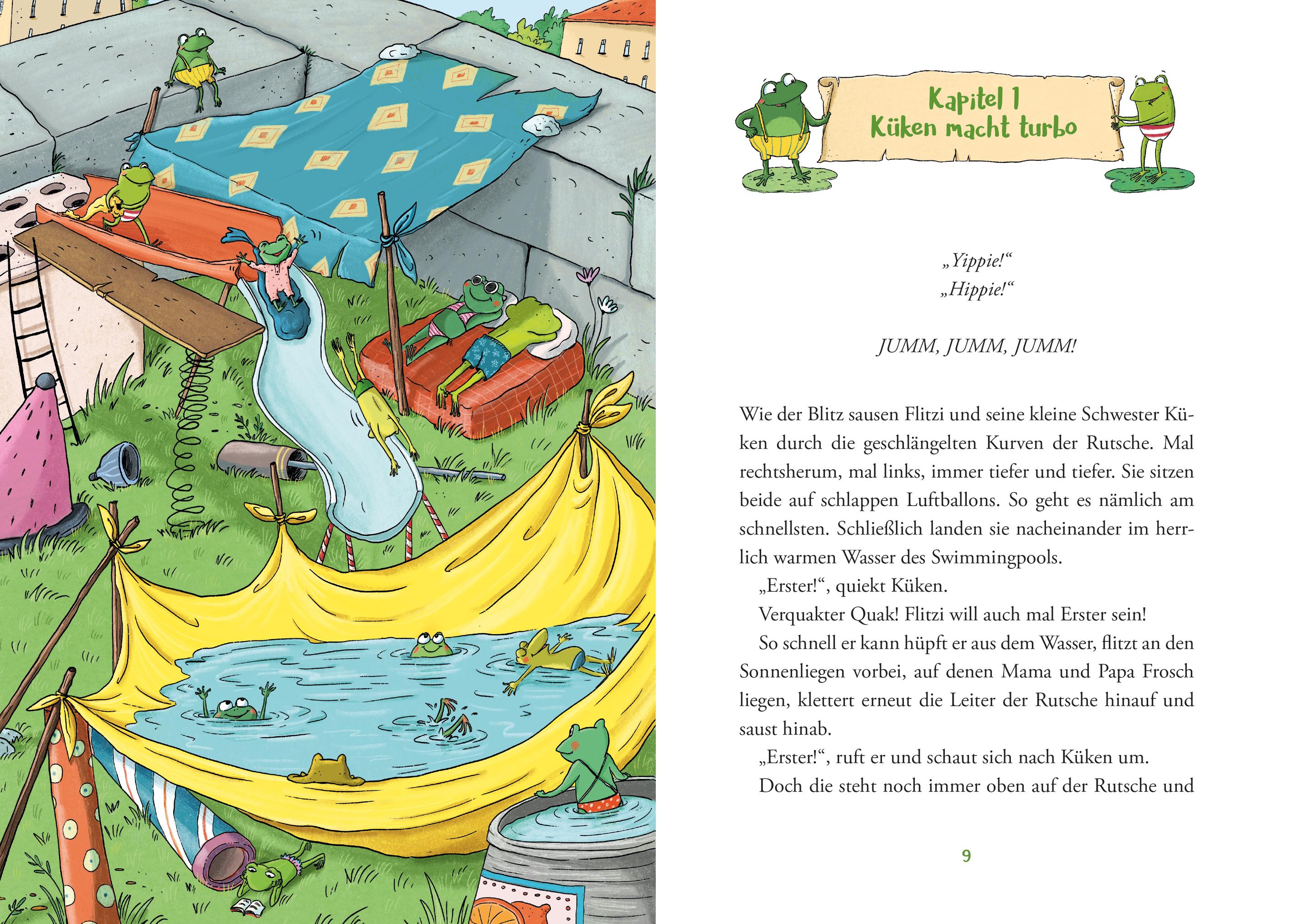 Beispielinhalt (Bild) Quak und weg!