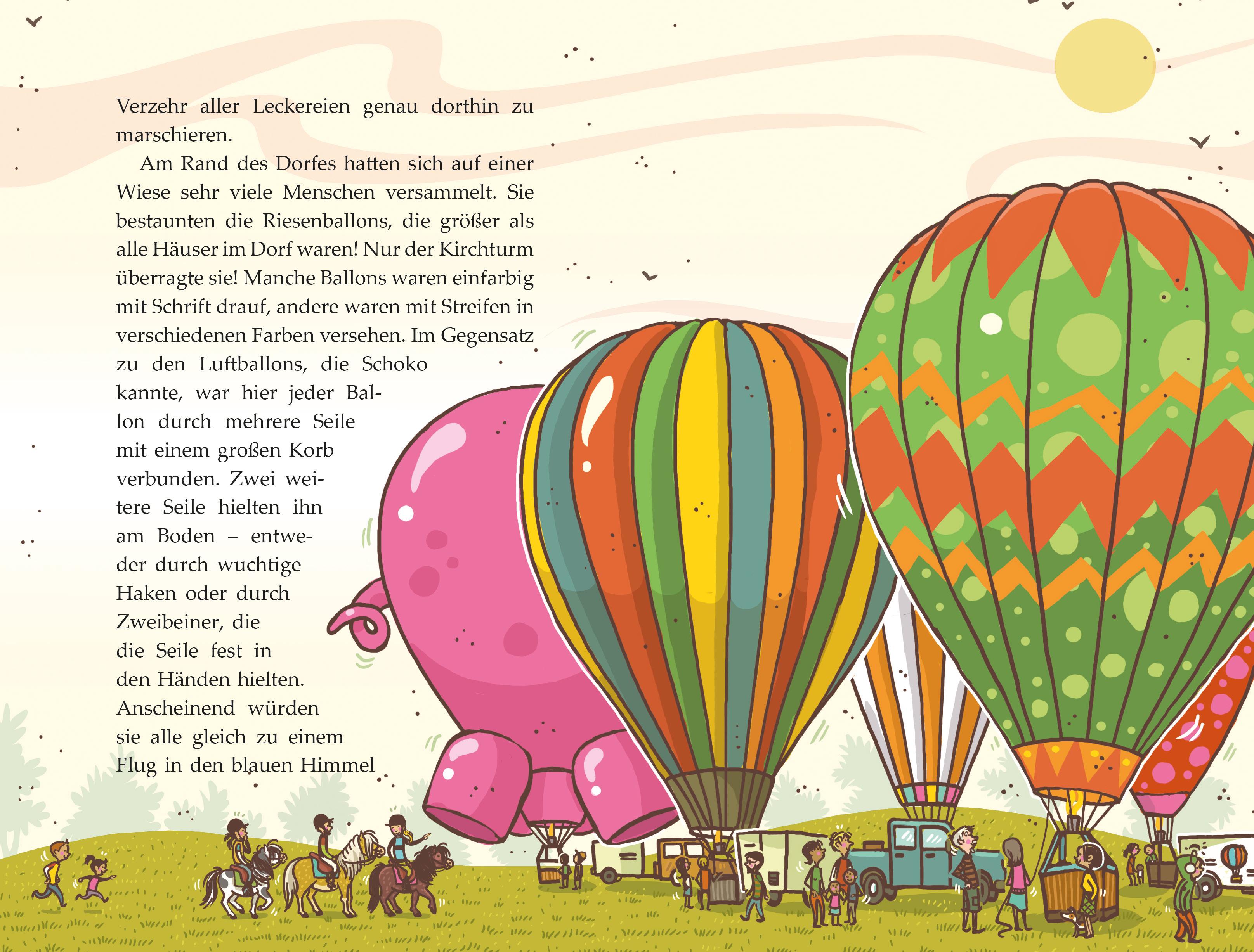 Beispielinhalt (Bild) Die Haferhorde - Ponypiloten heben ab