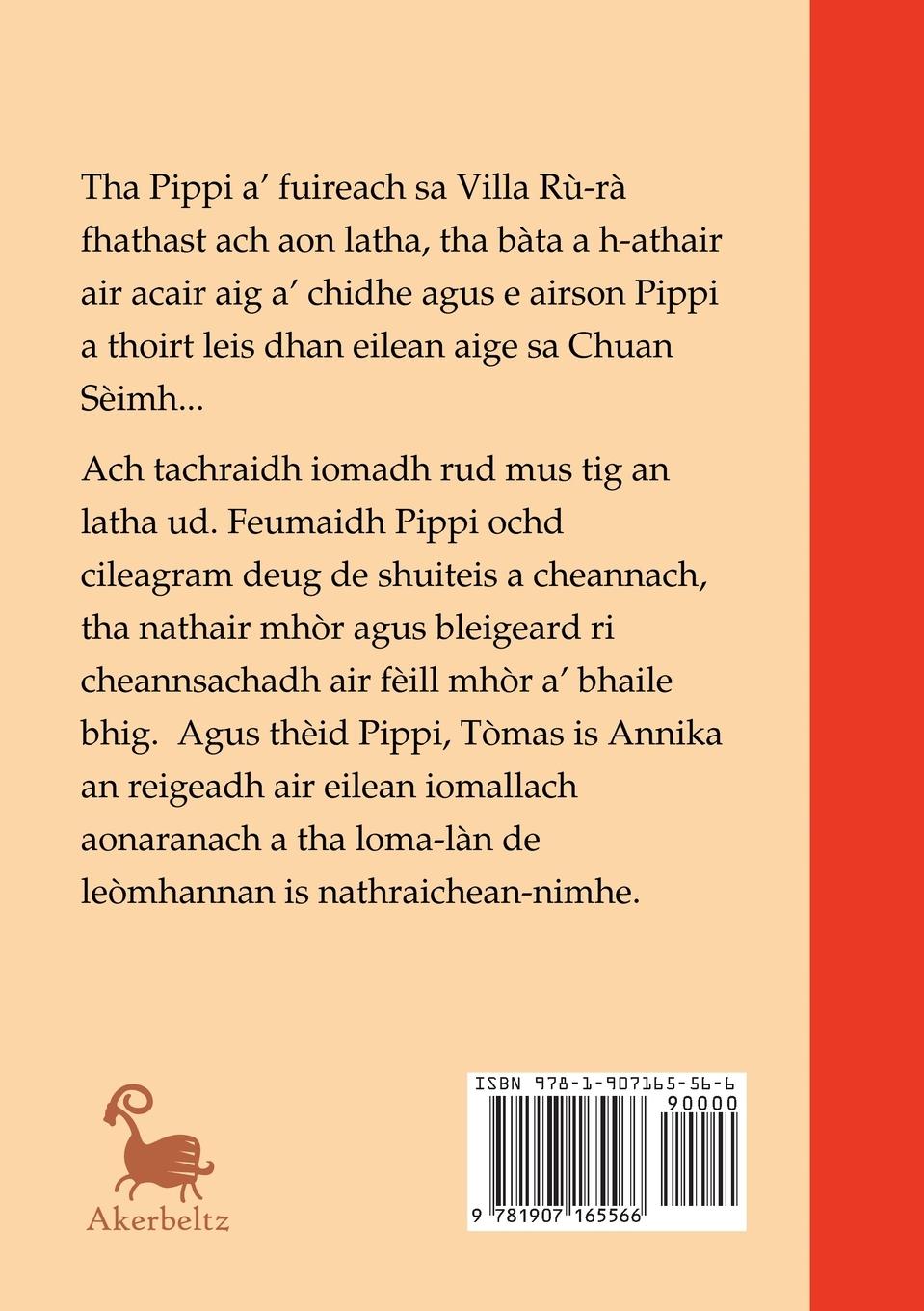 Rückseitencover Tha Pippi Fhad-stocainneach a' dol air bòrd