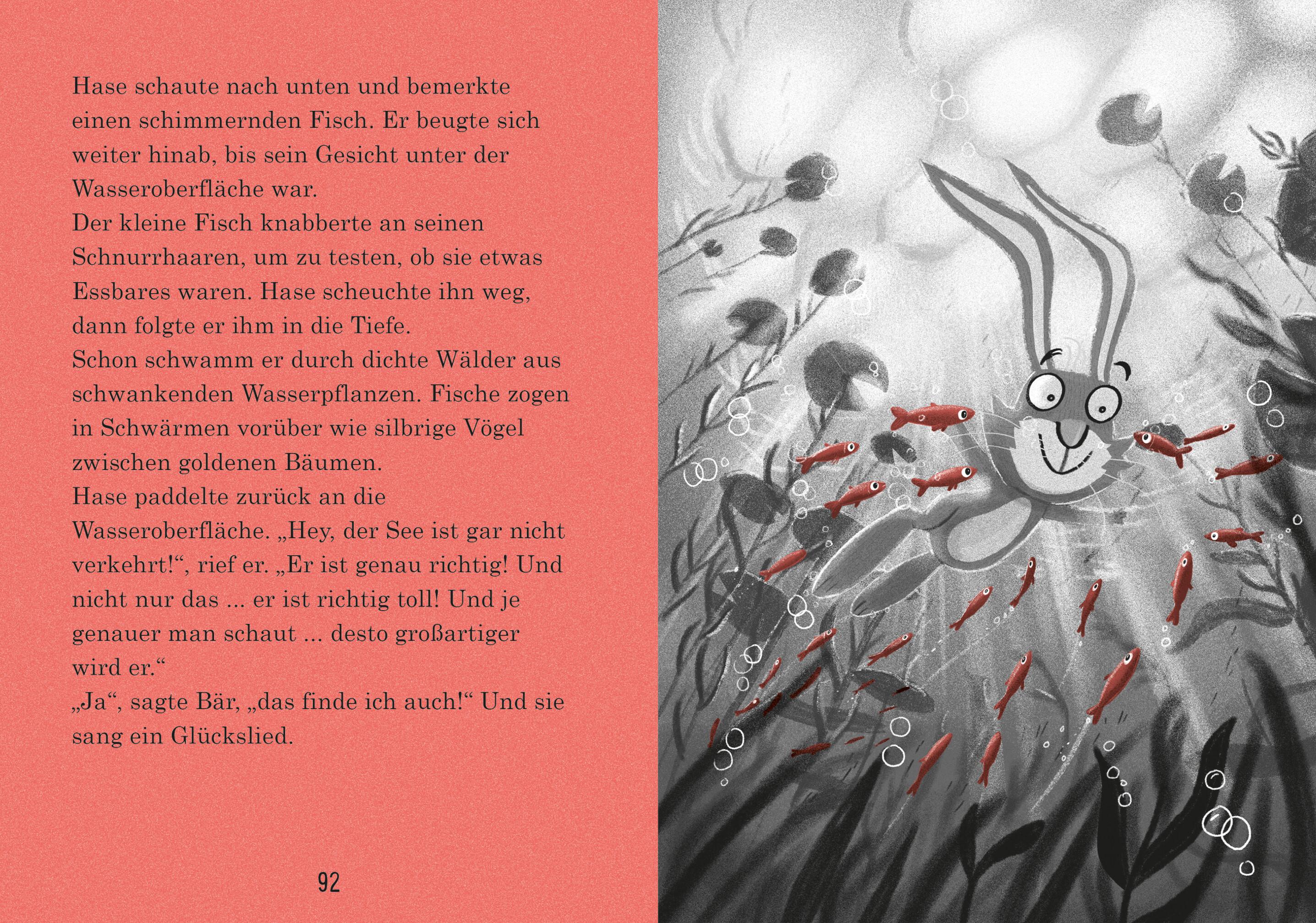 Beispielinhalt (Bild) Rotzhase & Schnarchnase - Hinterm Wasser wird es krasser