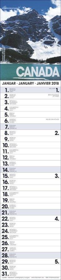 Beispielinhalt (Bild) Canada Planer 2025 Fotoplaner small