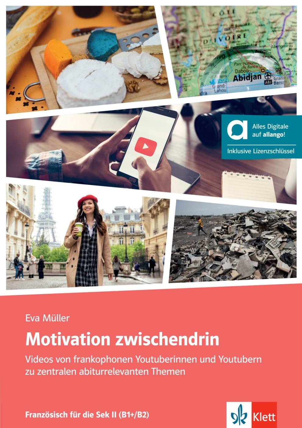 Vorderes Coverbild Motivation zwischendrin, Hybride Ausgabe allango