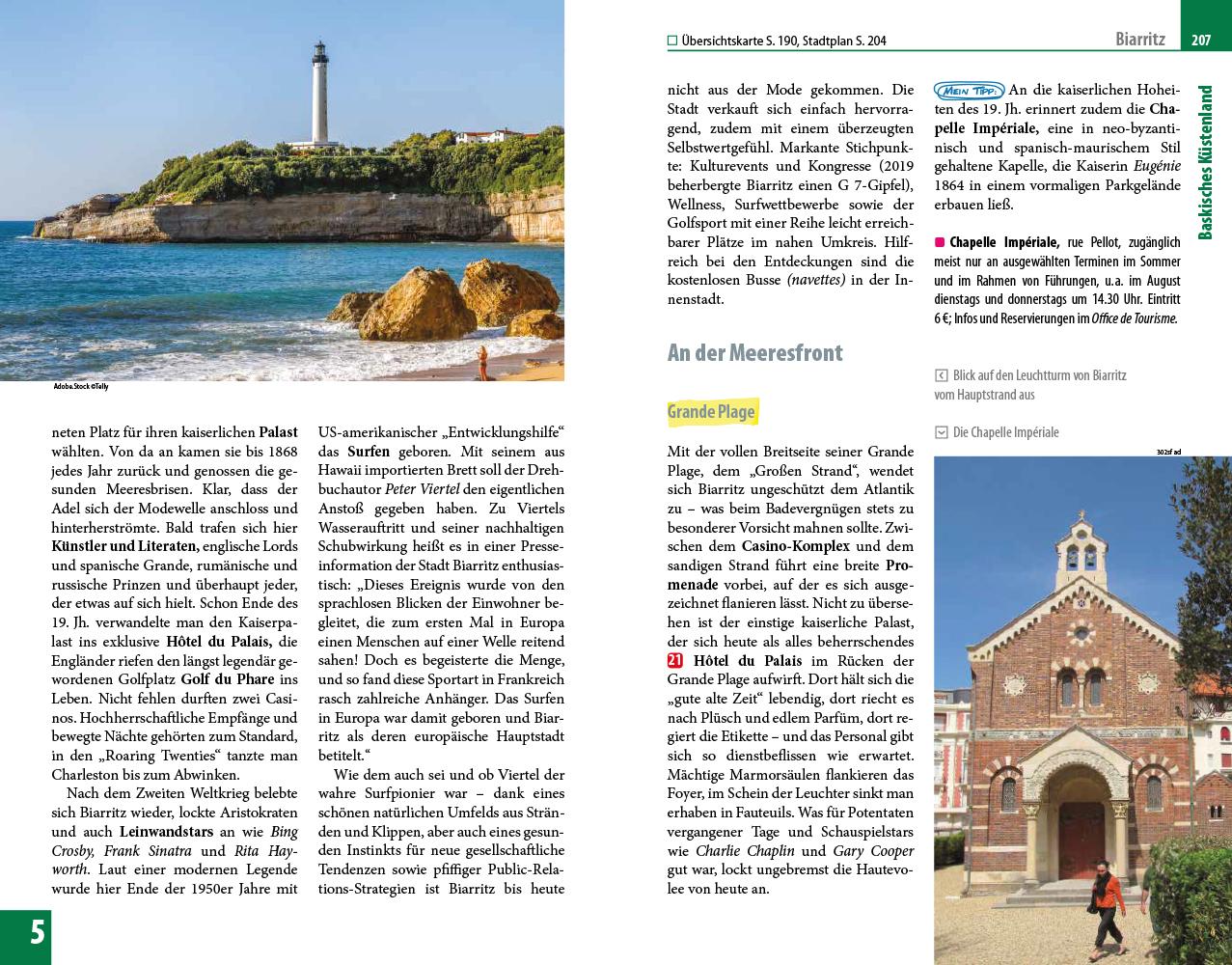 Beispielinhalt (Bild) Reise Know-How Reiseführer Südwestfrankreich - Atlantikküste und Hinterland, mit Bordeaux