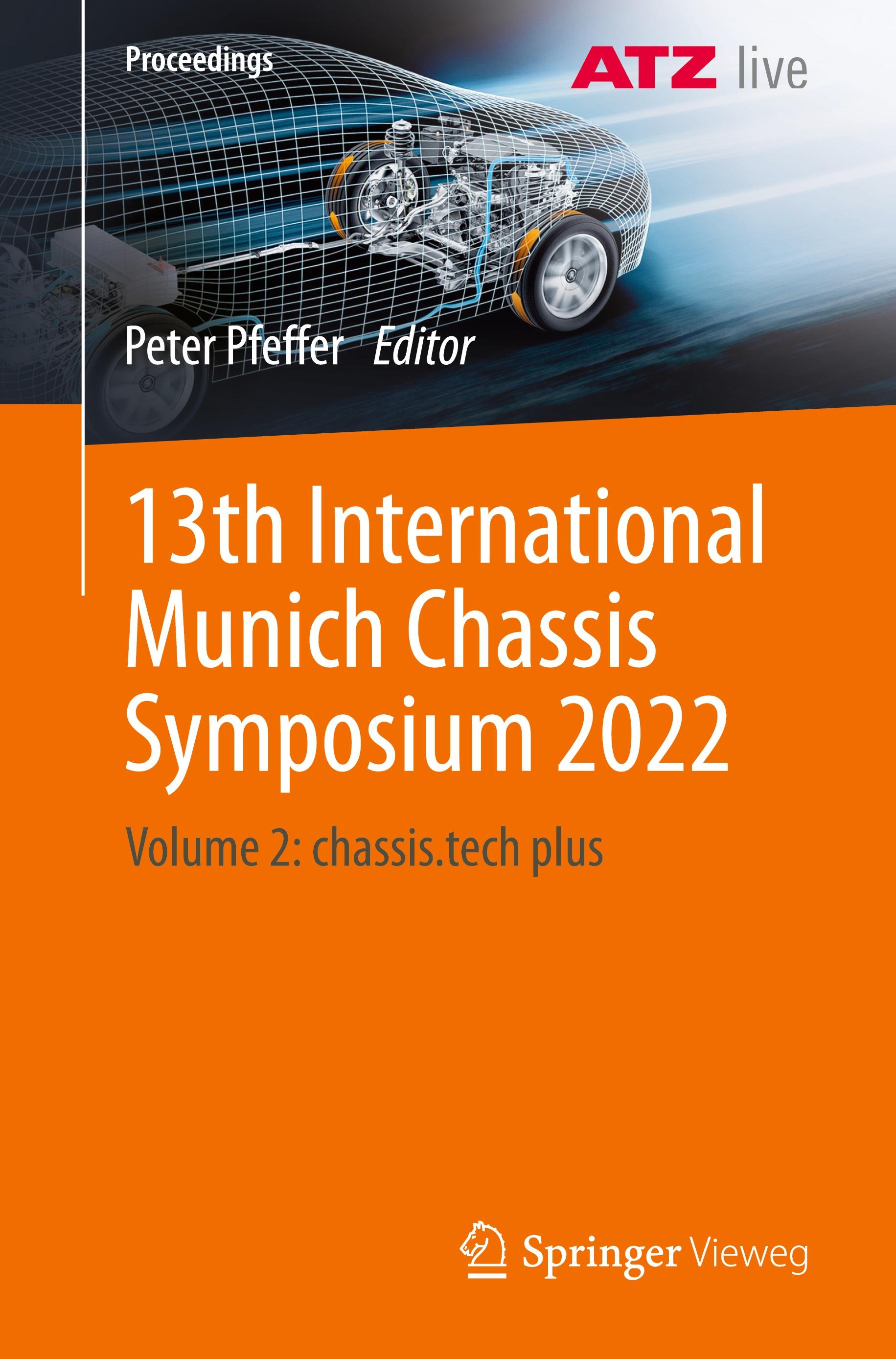 Vorderes Coverbild 13th International Munich Chassis Symposium 2022
