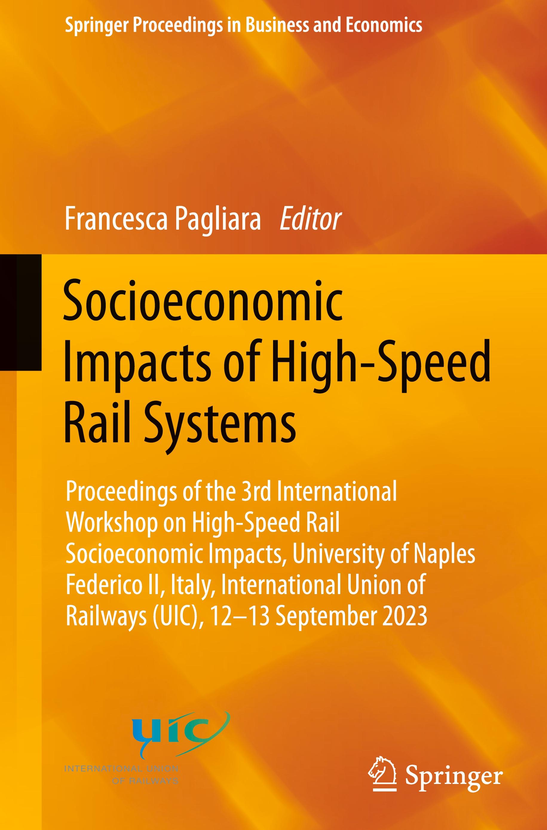Vorderes Coverbild Socioeconomic Impacts of High-Speed Rail Systems