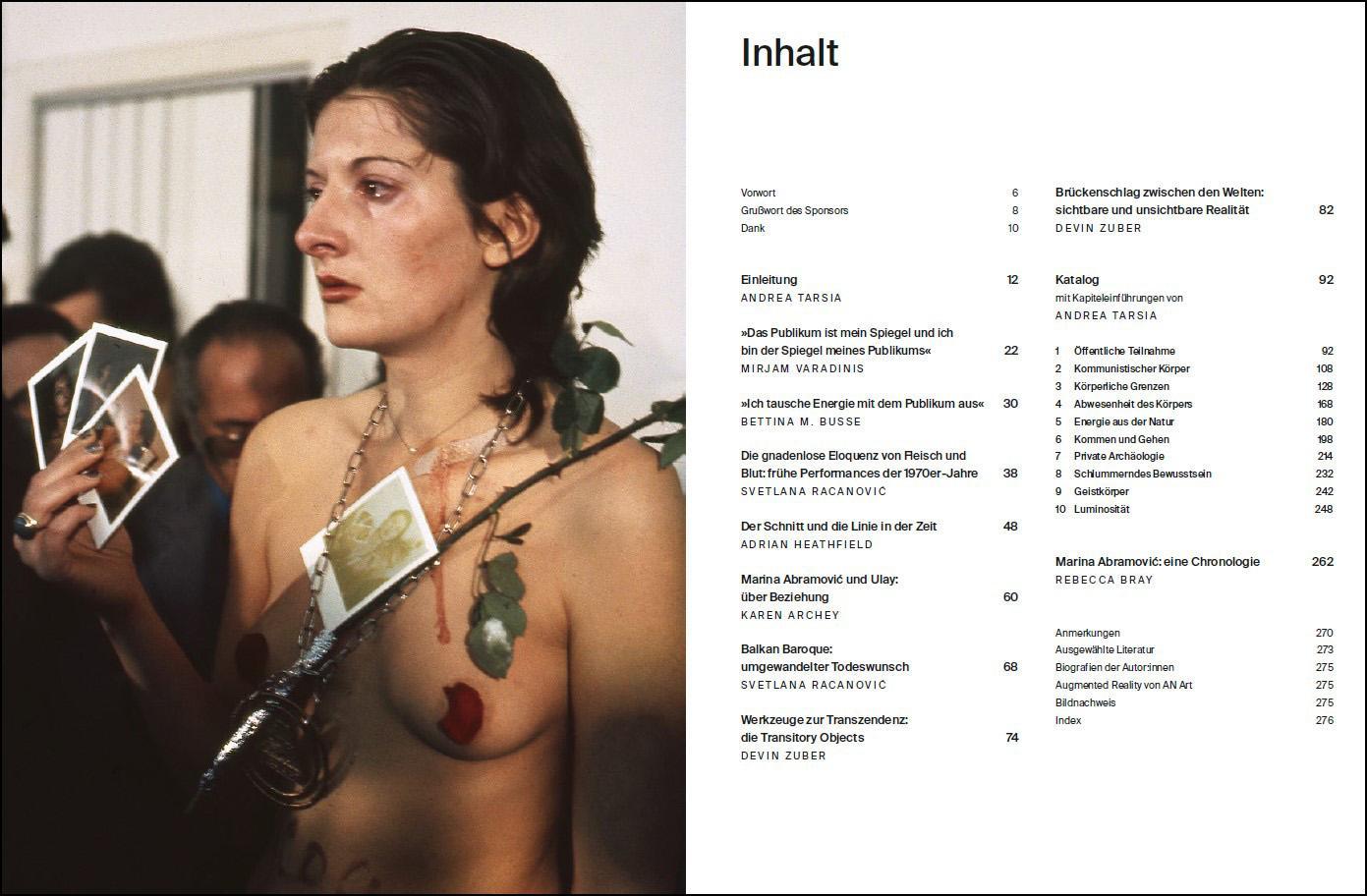 Beispielinhalt (Bild) Marina Abramovic