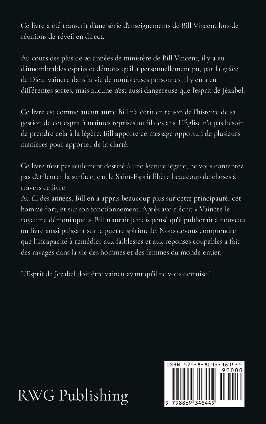 Rückseitencover Détruire l'esprit de Jézabel