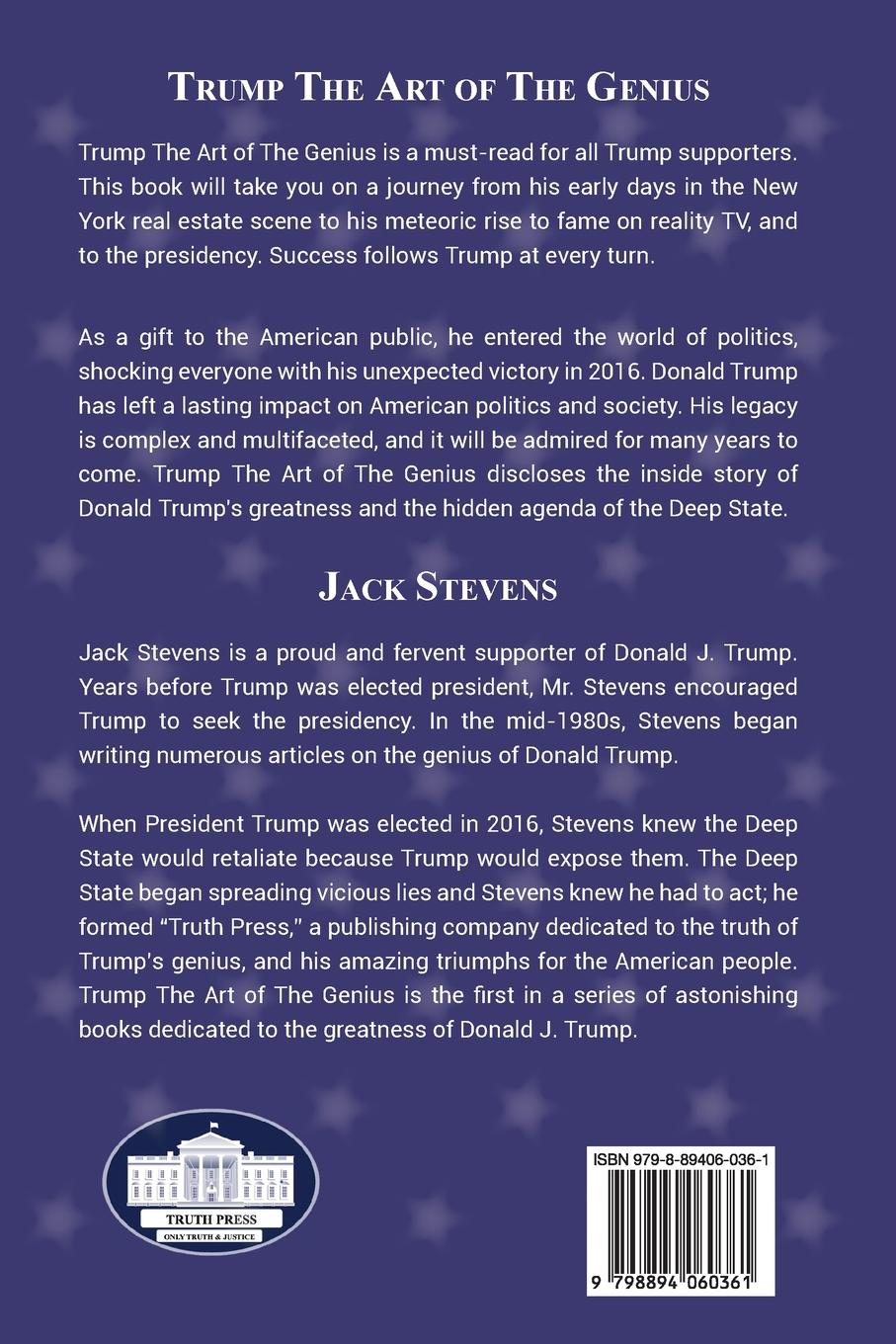 Rückseitencover TRUMP THE ART OF THE GENIUS