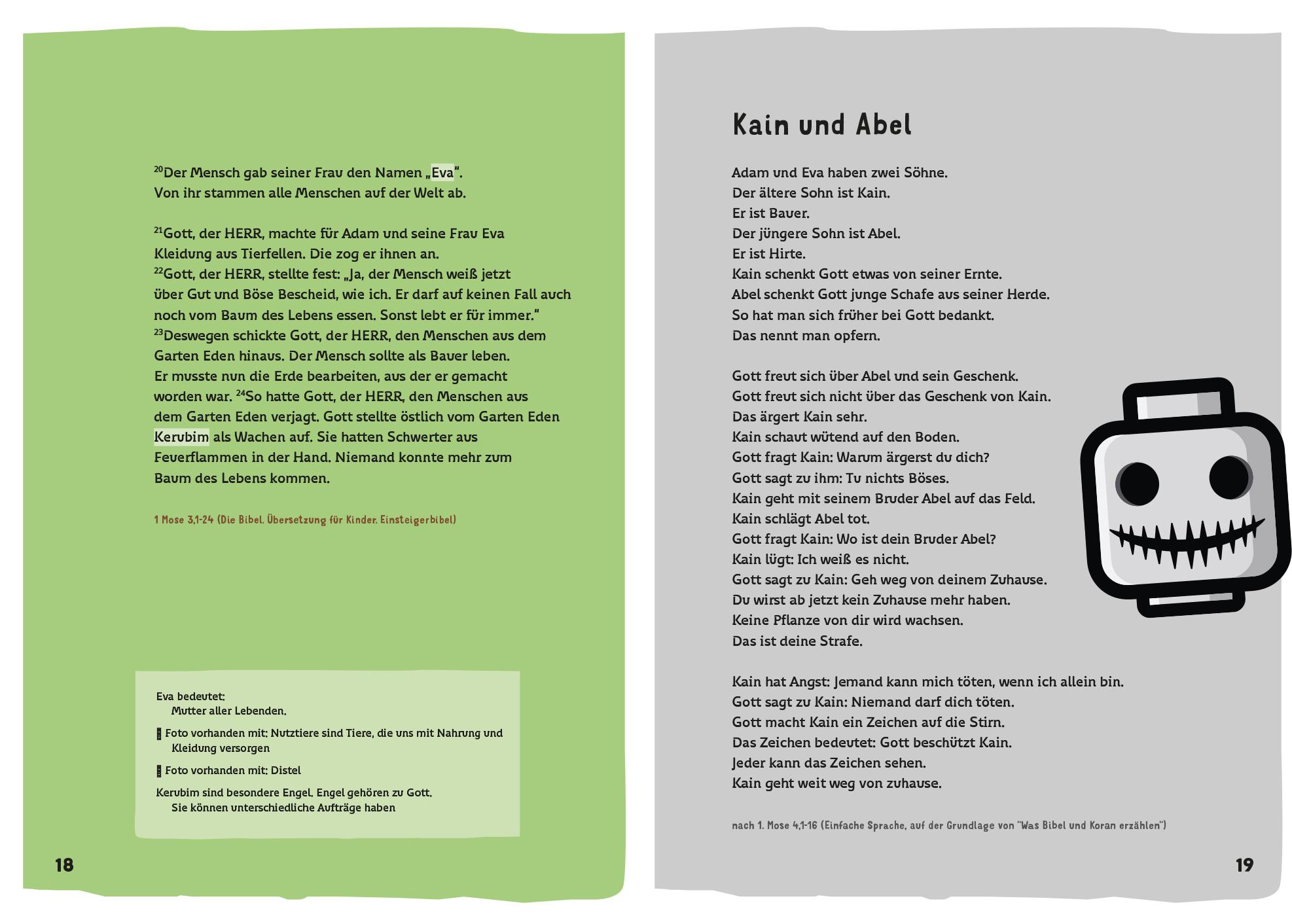 Beispielinhalt (Bild) Einfach Bibel - Die Bibel für junge Menschen