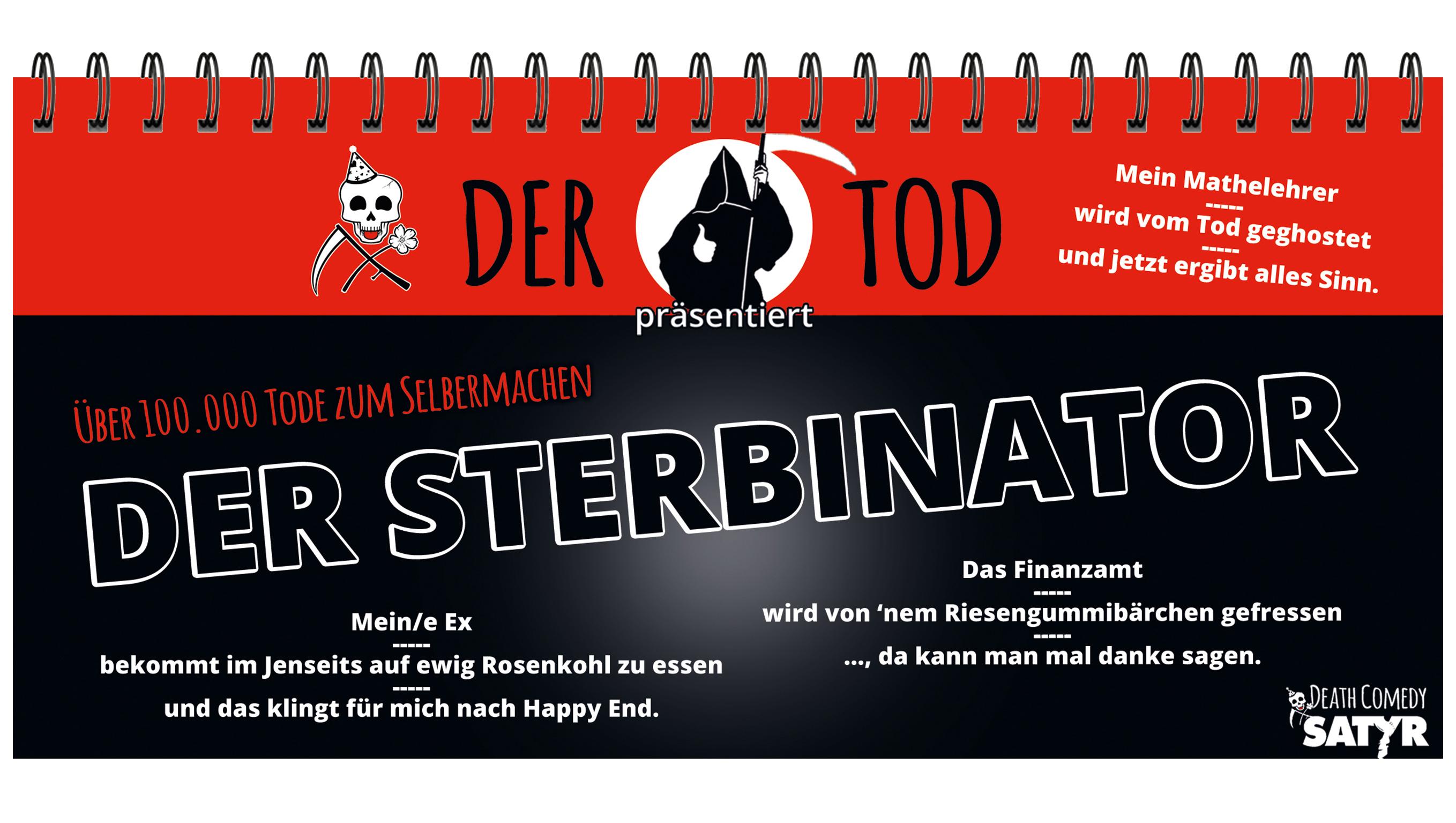 Vorderes Coverbild DER STERBINATOR