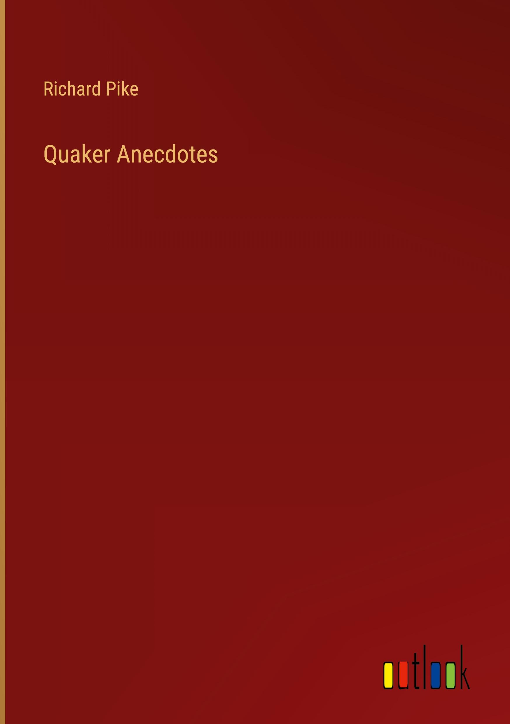Vorderes Coverbild Quaker Anecdotes