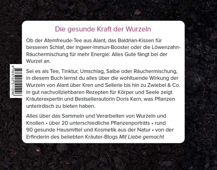 Rückseitencover Wurzeln und Knollen