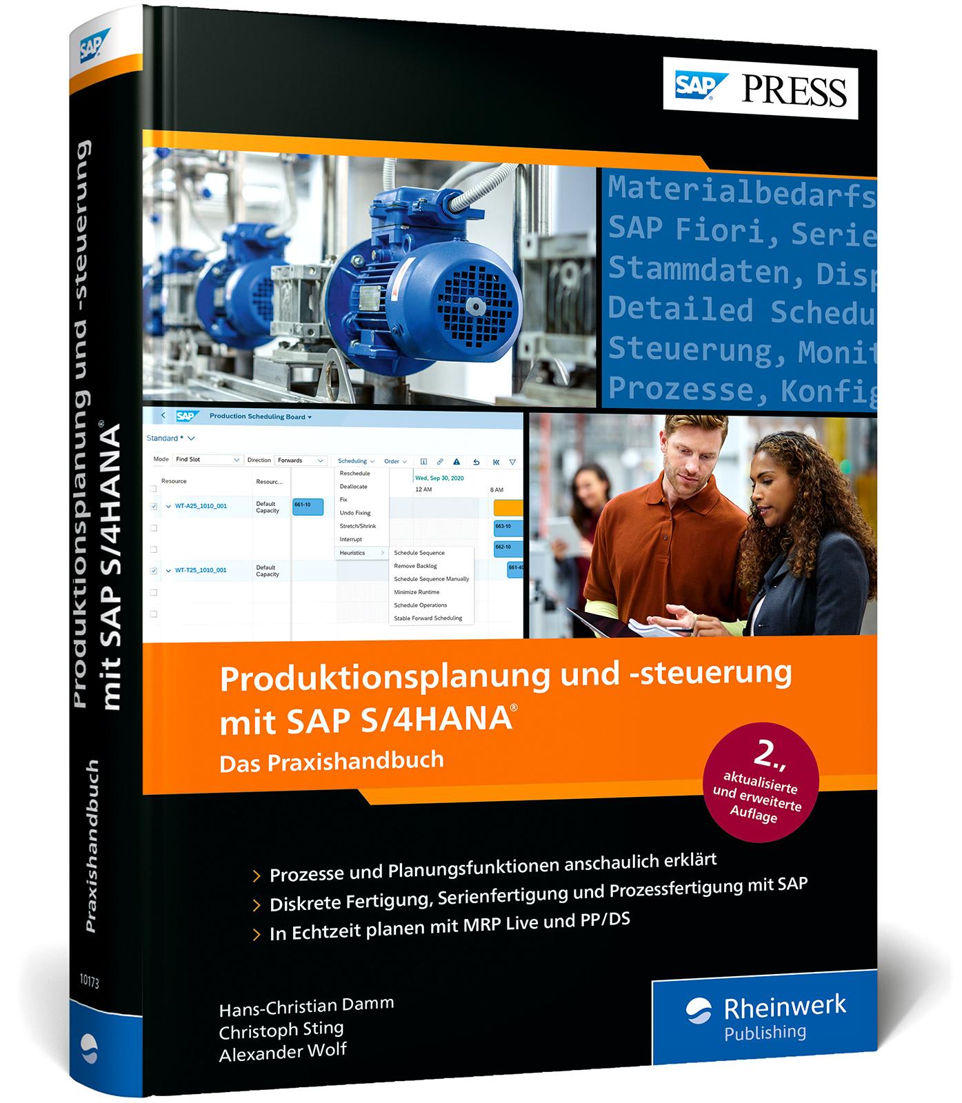 Vorderes Coverbild Produktionsplanung und -steuerung mit SAP S/4HANA