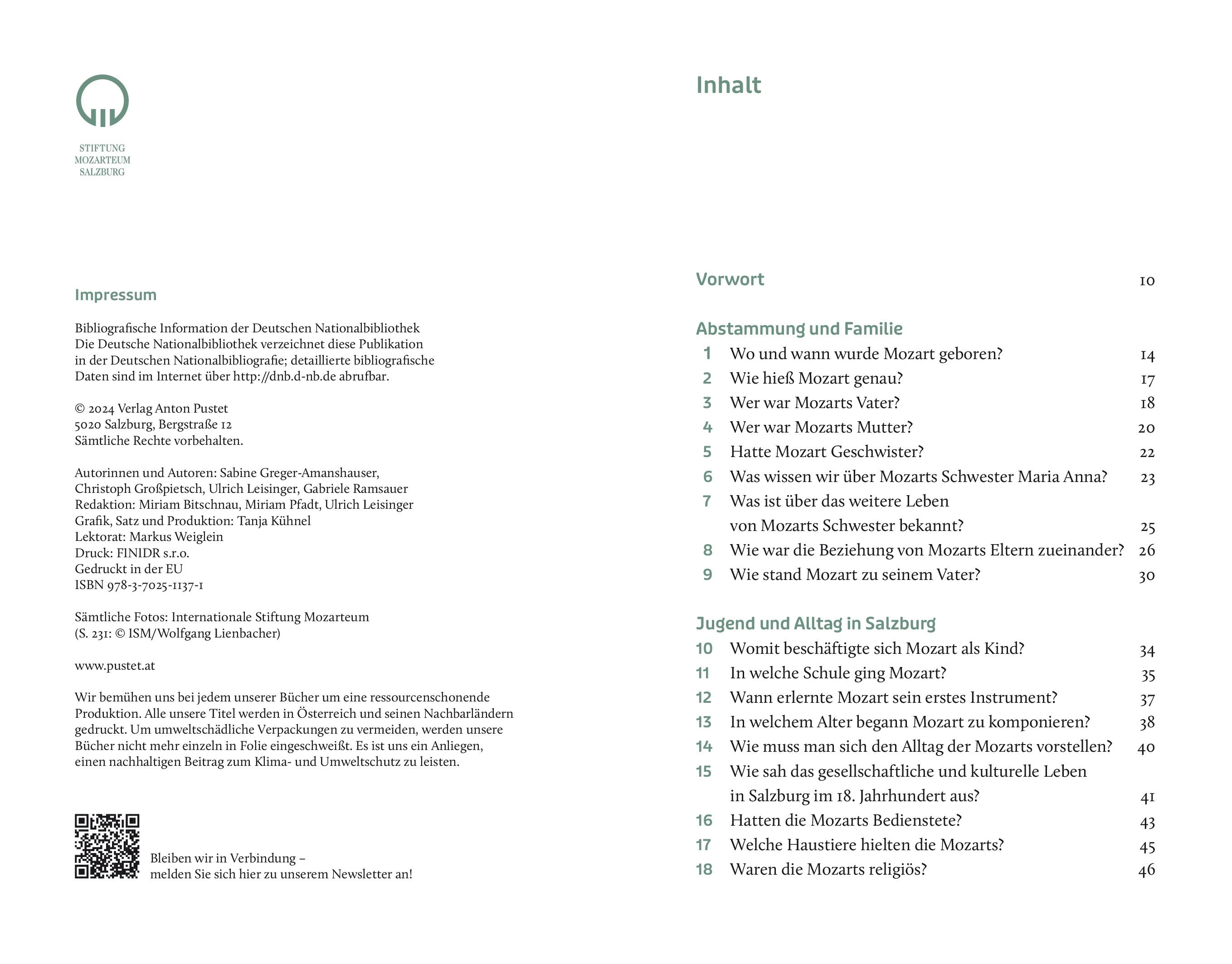Beispielinhalt (Bild) 111 MAL MOZART