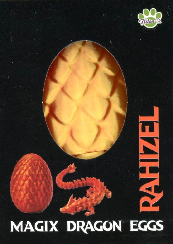 Vorderes Coverbild Drachenei "MagiX Dragon Egg RAHIZEL", orange, Drachen 22,5 cm & Ei 8 cm