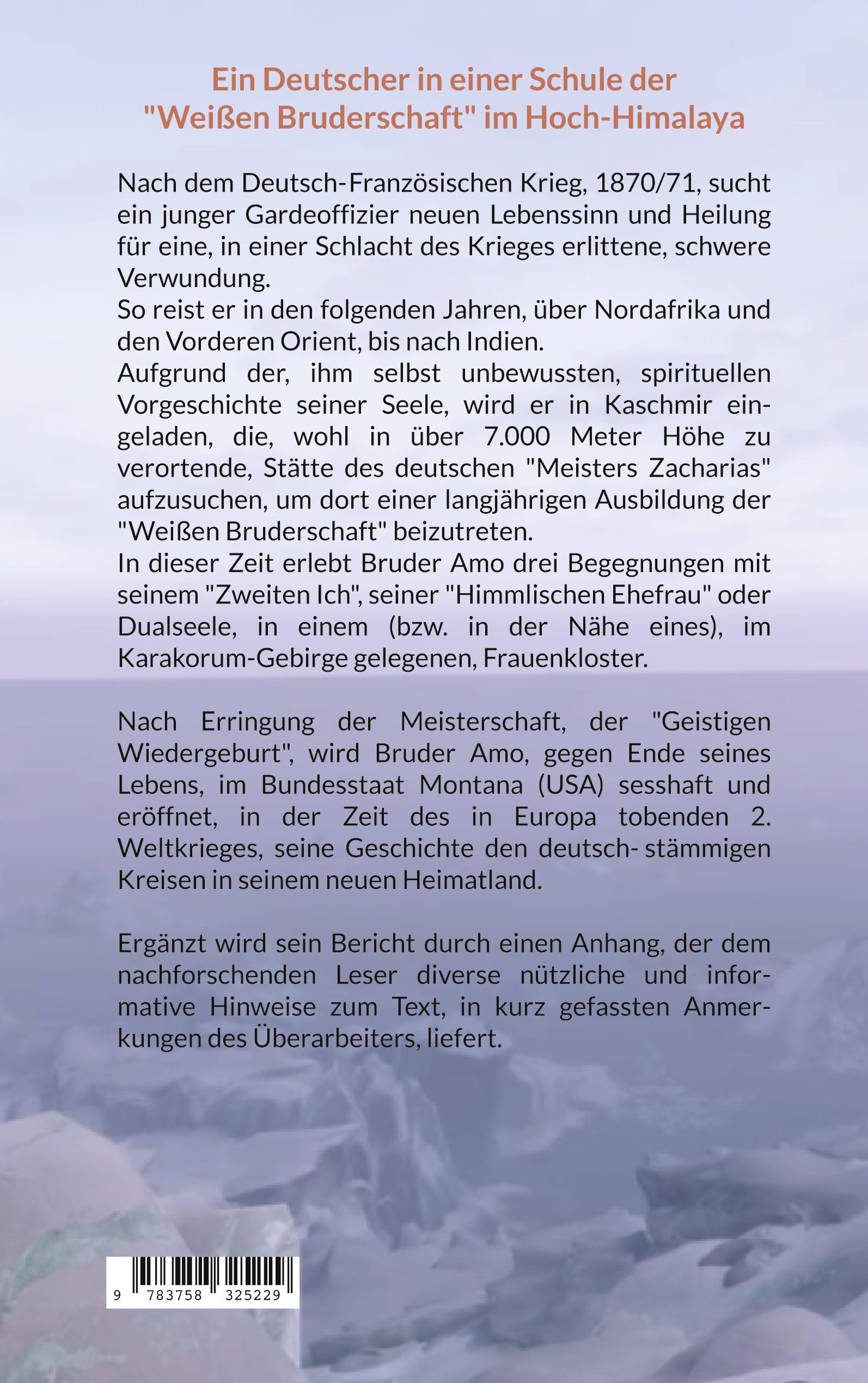 Rückseitencover Die Geschichte des Eremiten