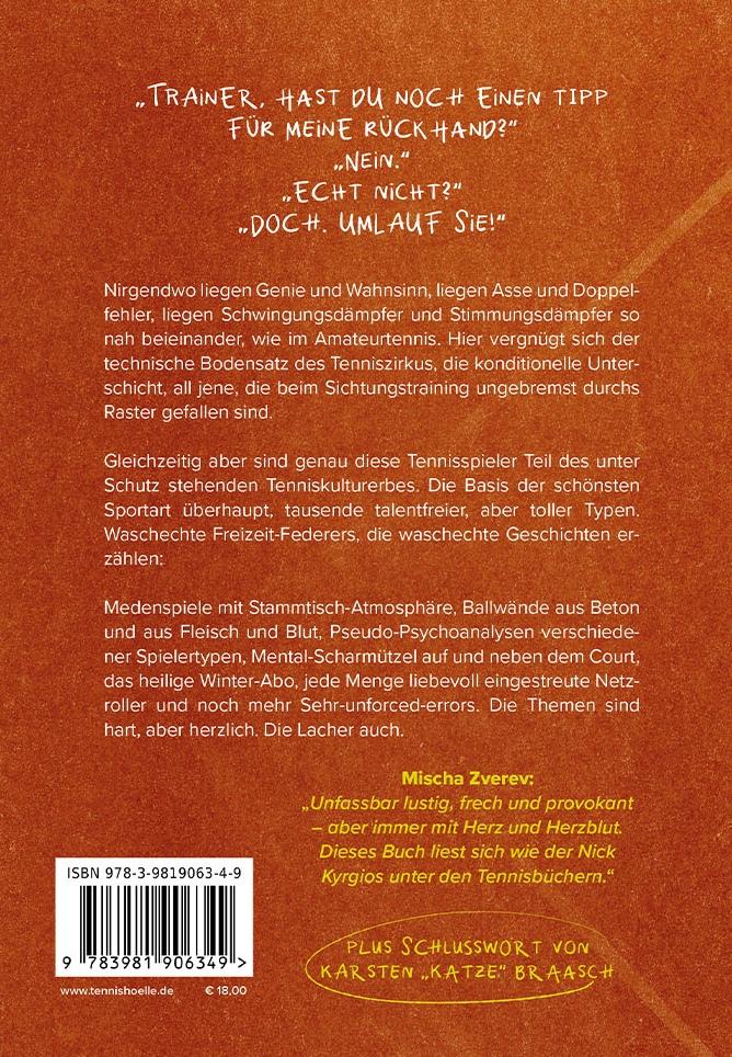 Rückseitencover Tennishölle