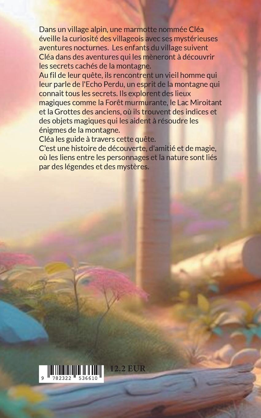 Rückseitencover Les mystères de la marmotte Cléa