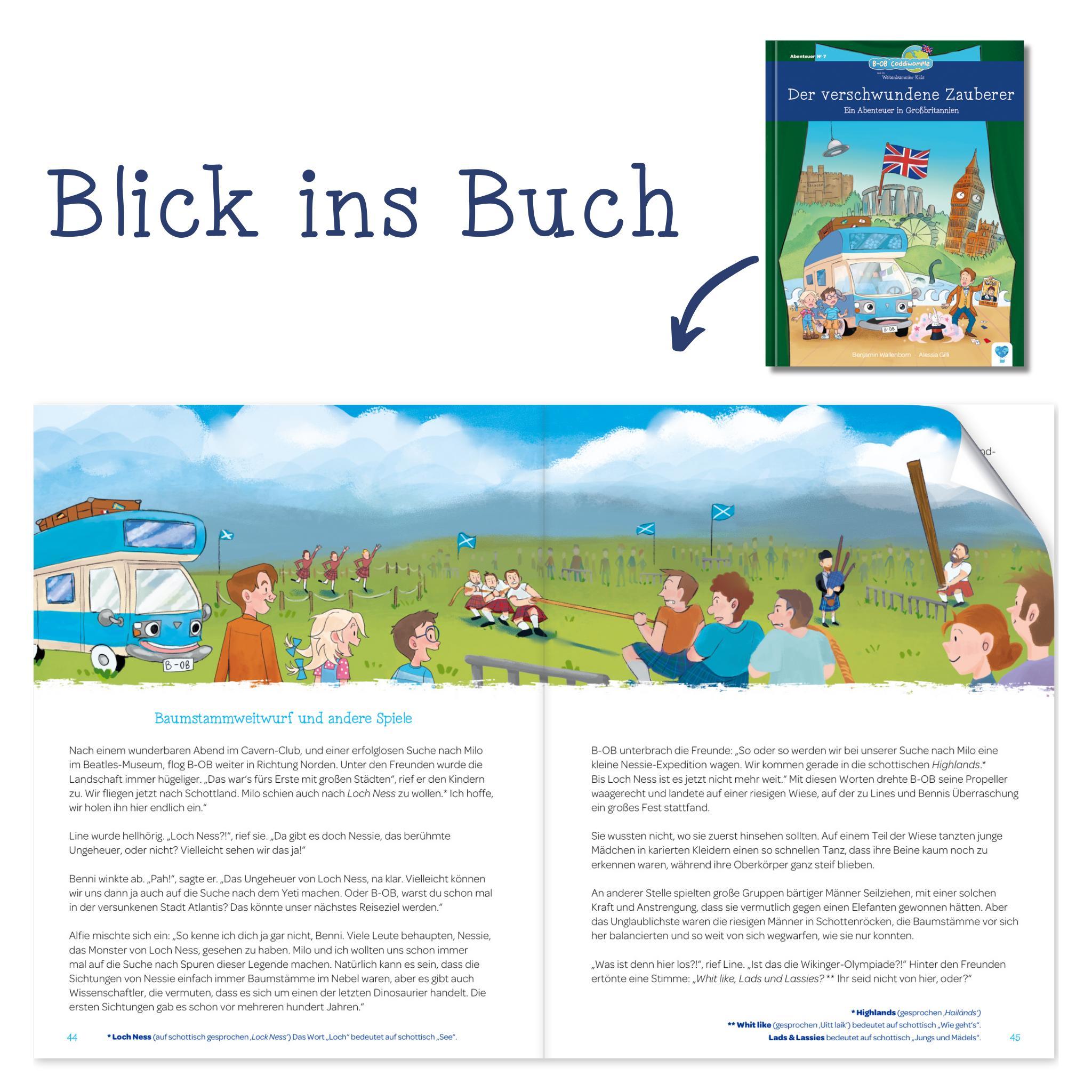 Beispielinhalt (Bild) Der verschwundene Zauberer