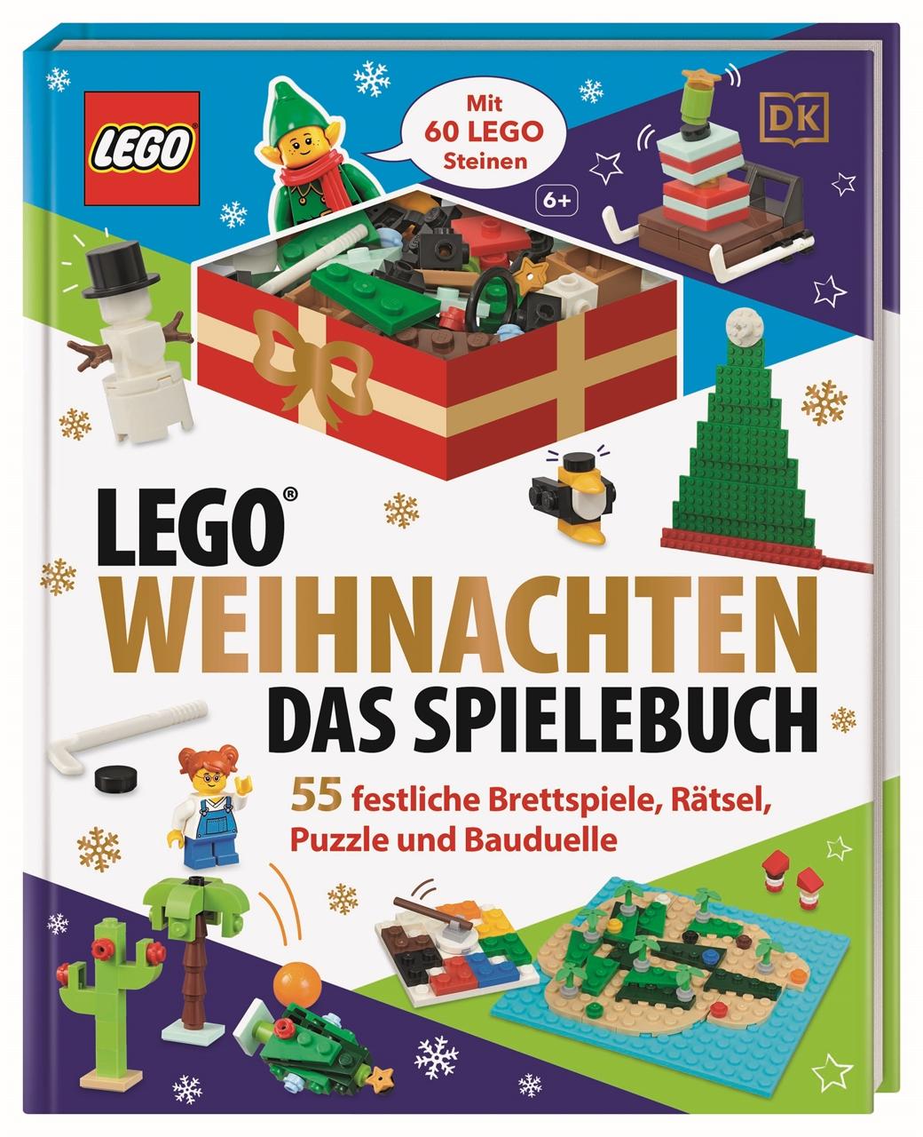 Vorderes Coverbild LEGO® Weihnachten Das Spielebuch