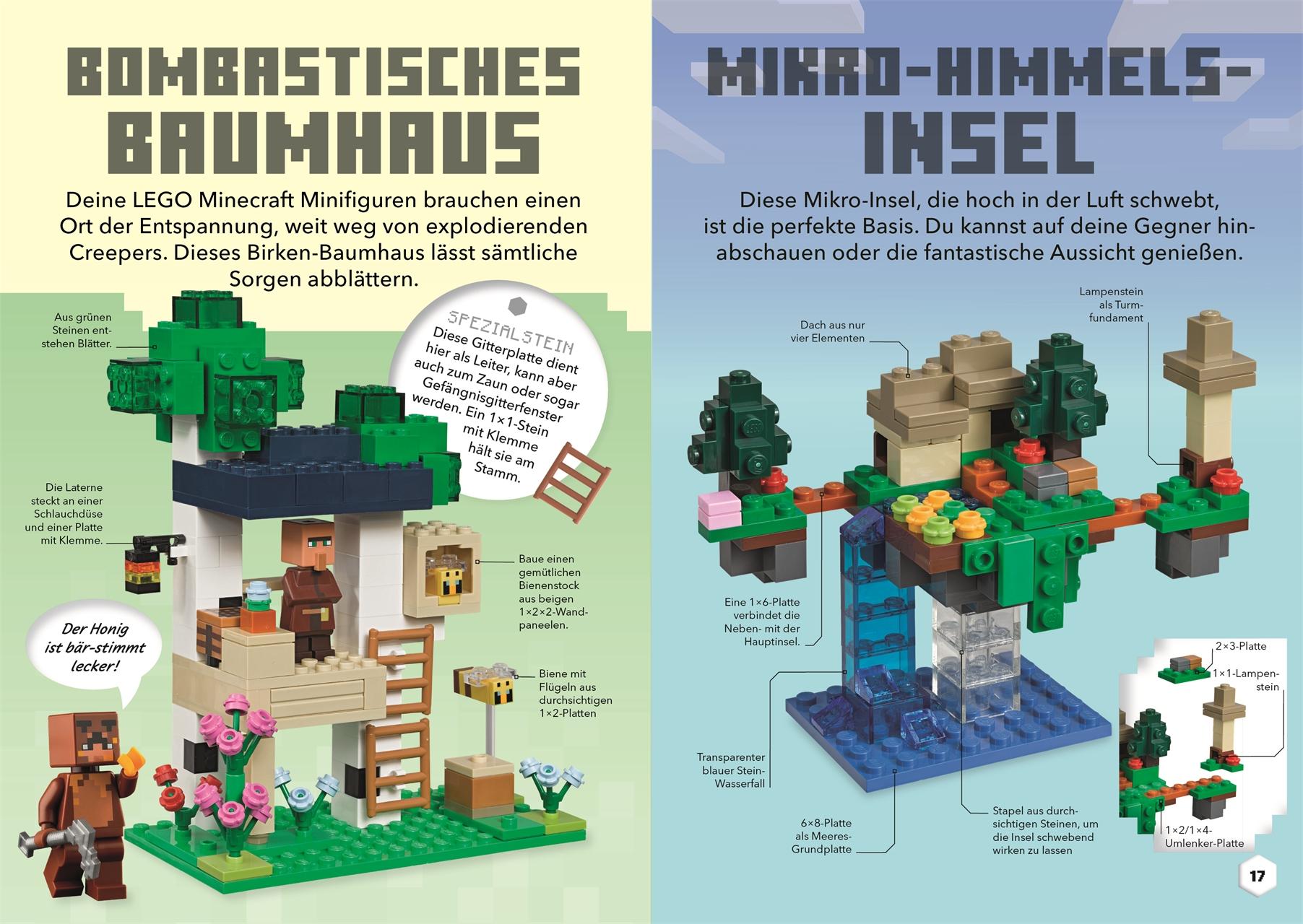 Beispielinhalt (Bild) LEGO® Minecraft® Ideen