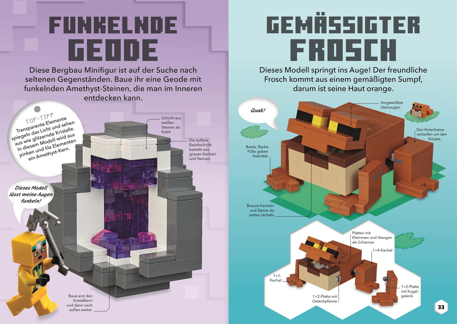 Beispielinhalt (Bild) LEGO® Minecraft® Ideen