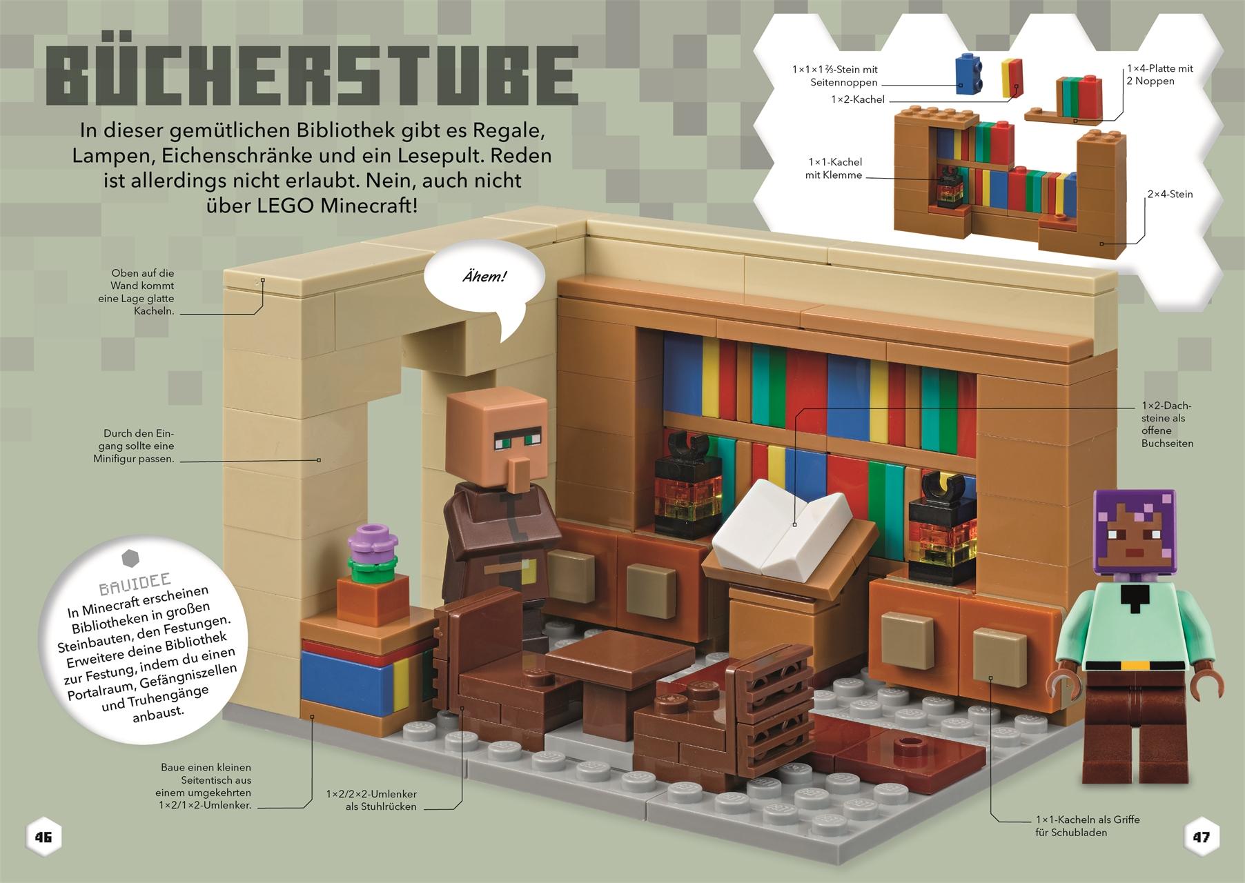 Beispielinhalt (Bild) LEGO® Minecraft® Ideen