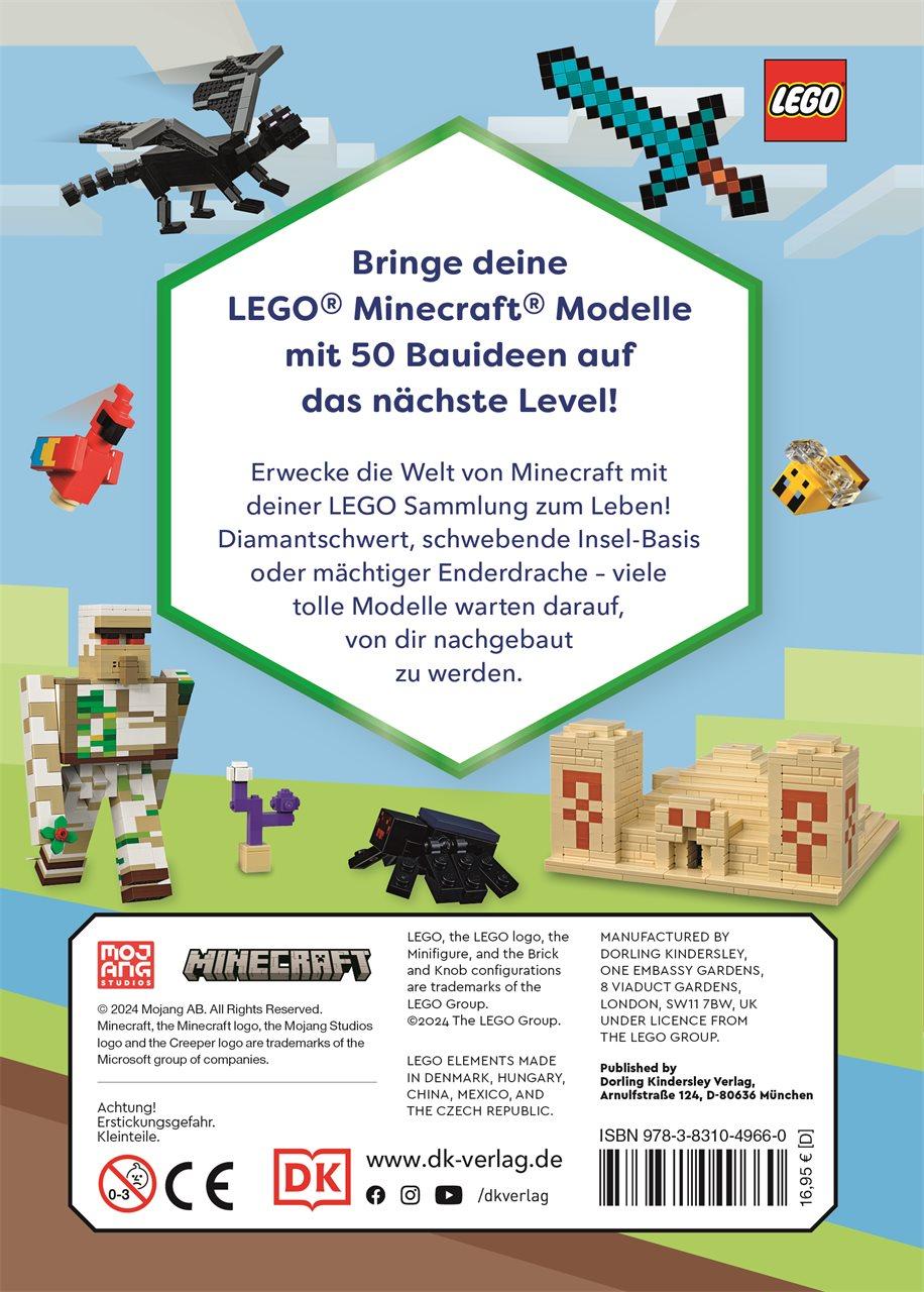 Rückseitencover LEGO® Minecraft® Ideen