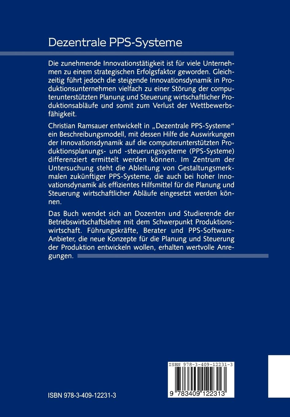 Rückseitencover Dezentrale PPS-Systeme