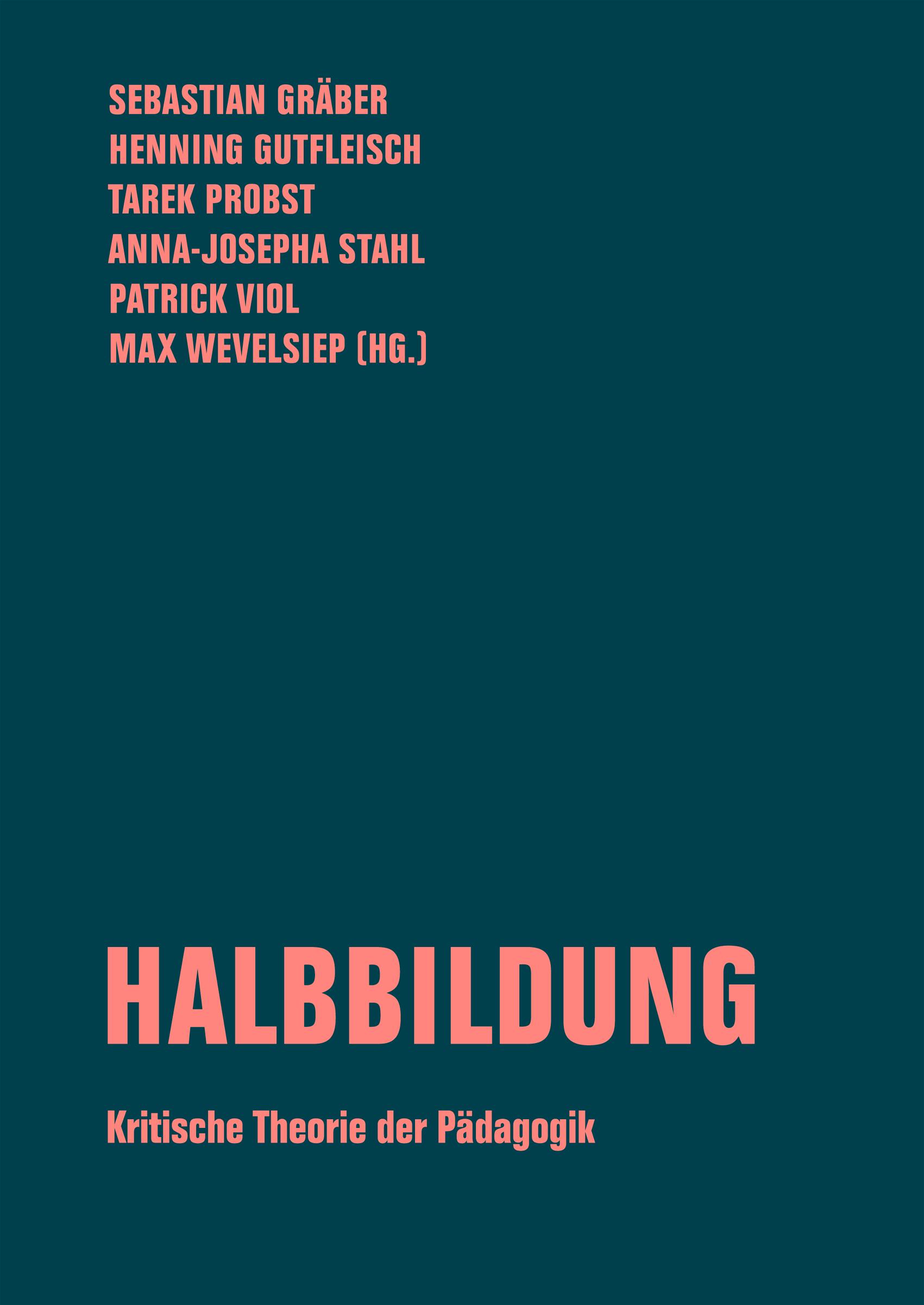 Vorderes Coverbild Halbbildung
