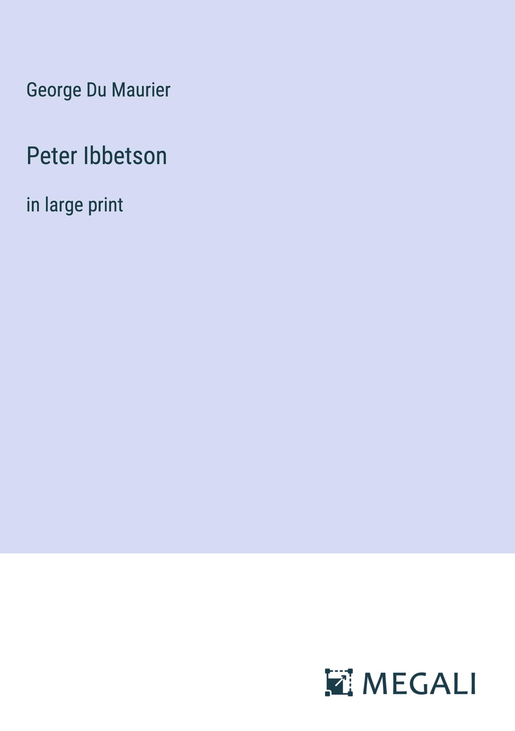 Vorderes Coverbild Peter Ibbetson
