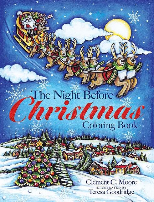 Vorderes Coverbild The Night Before Christmas Coloring Book