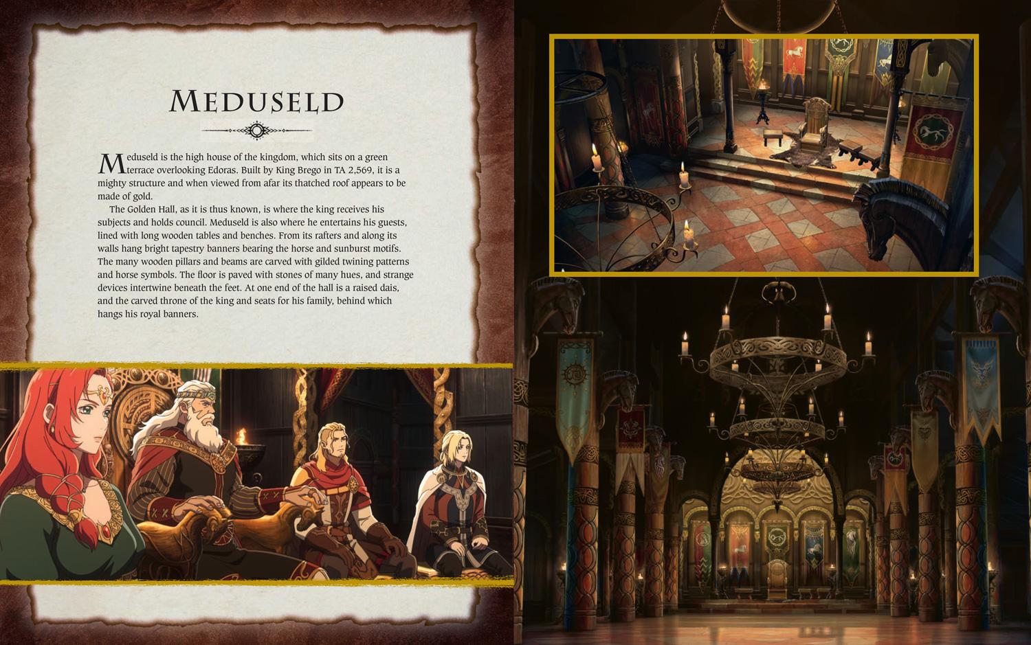 Beispielinhalt (Bild) The Lord of the Rings: The War of the Rohirrim Official Visual Companion