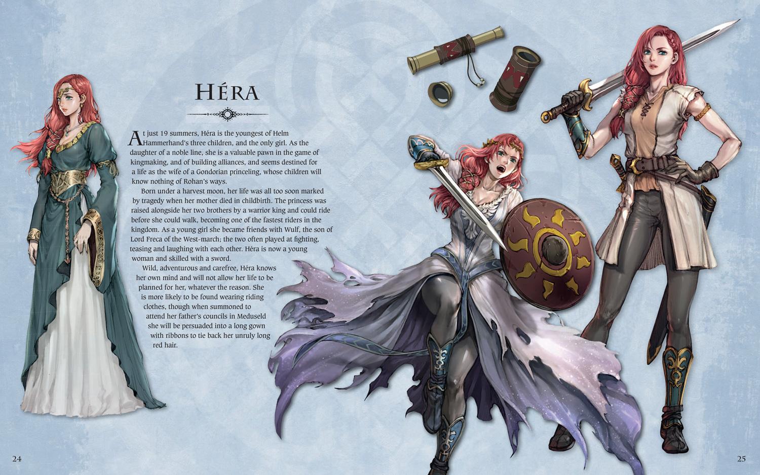 Beispielinhalt (Bild) The Lord of the Rings: The War of the Rohirrim Official Visual Companion