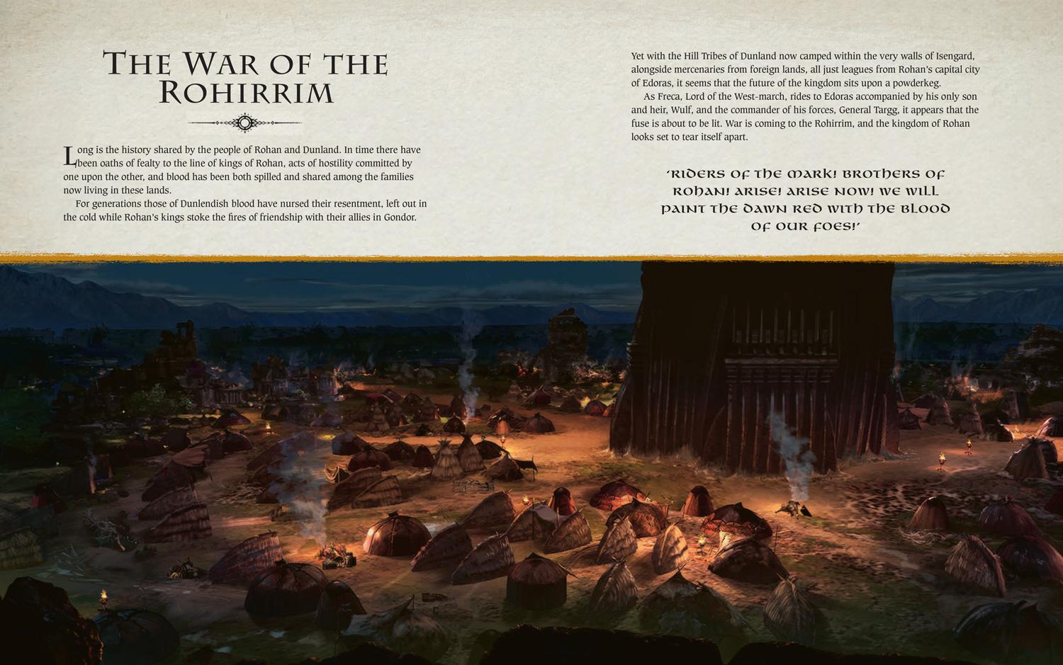 Beispielinhalt (Bild) The Lord of the Rings: The War of the Rohirrim Official Visual Companion