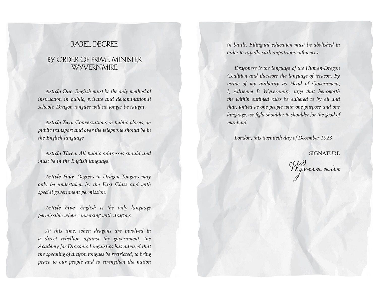 Beispielinhalt (Bild) A Language of Dragons