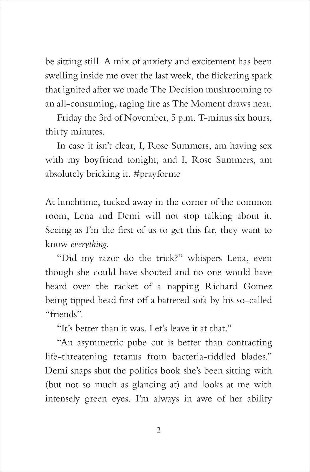 Beispielinhalt (Bild) Officially Losing It