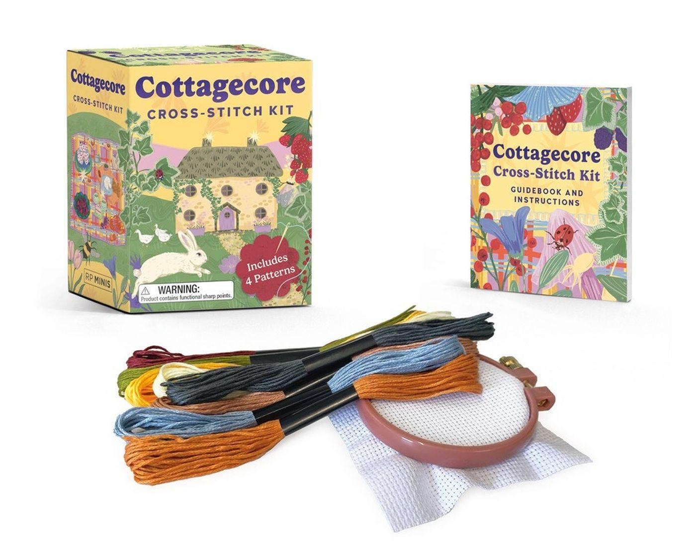 Vorderes Coverbild Cottagecore Cross-Stitch Kit