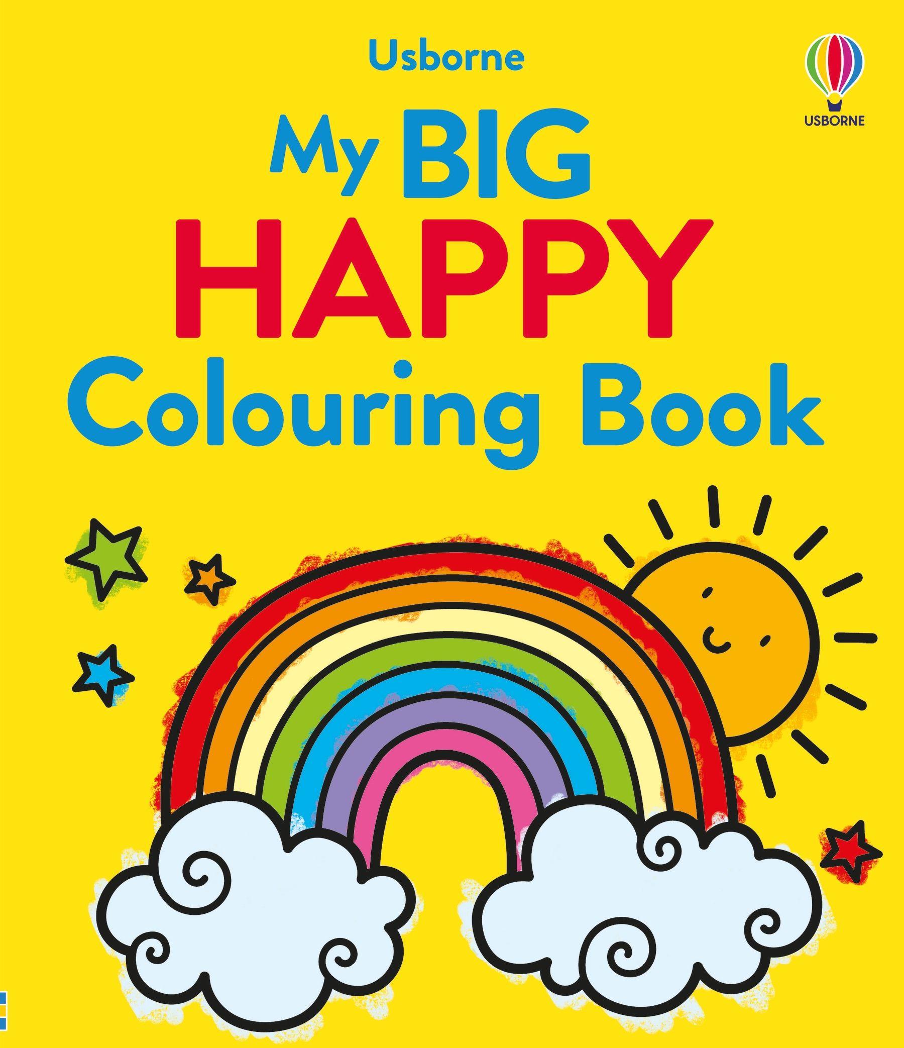 Vorderes Coverbild My Big Happy Colouring Book